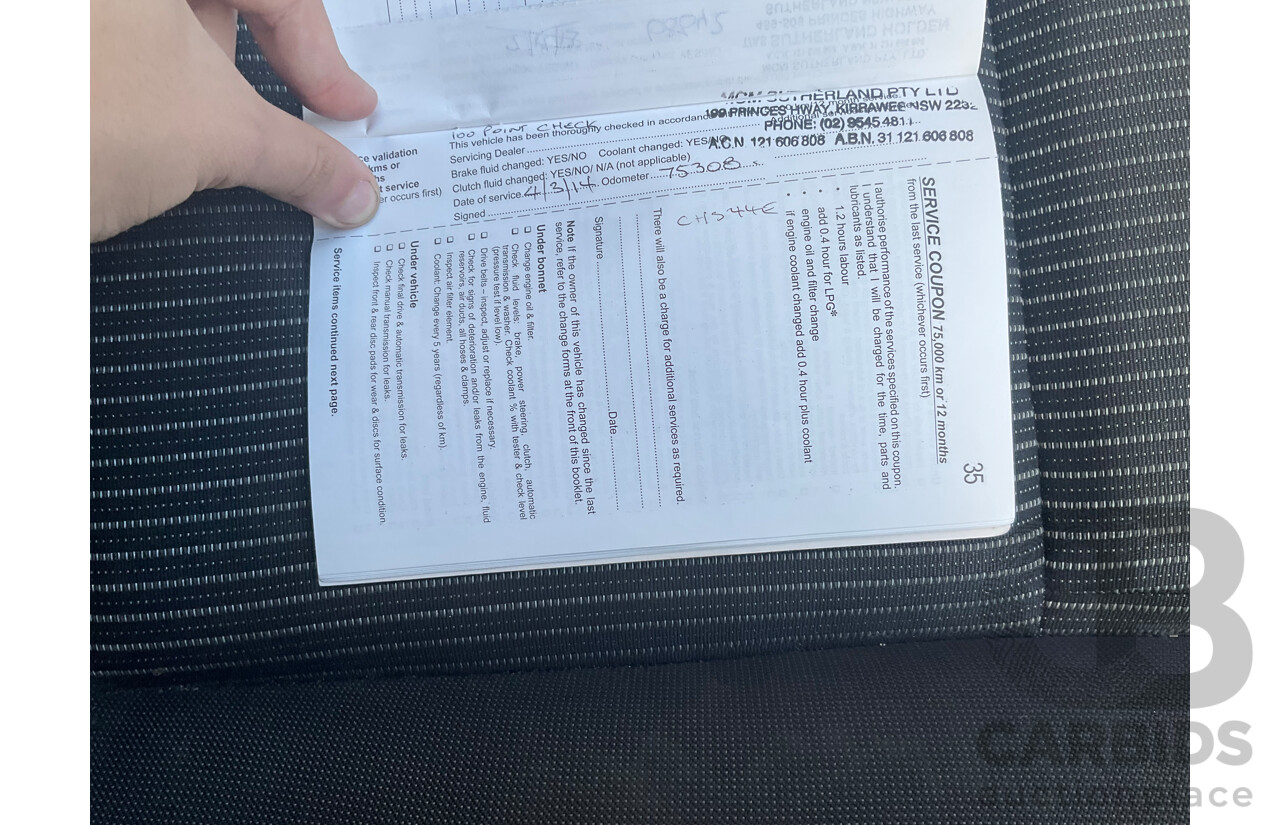 4/2011 Holden Commodore SV6 VE II 4d Sedan Silver 3.6L