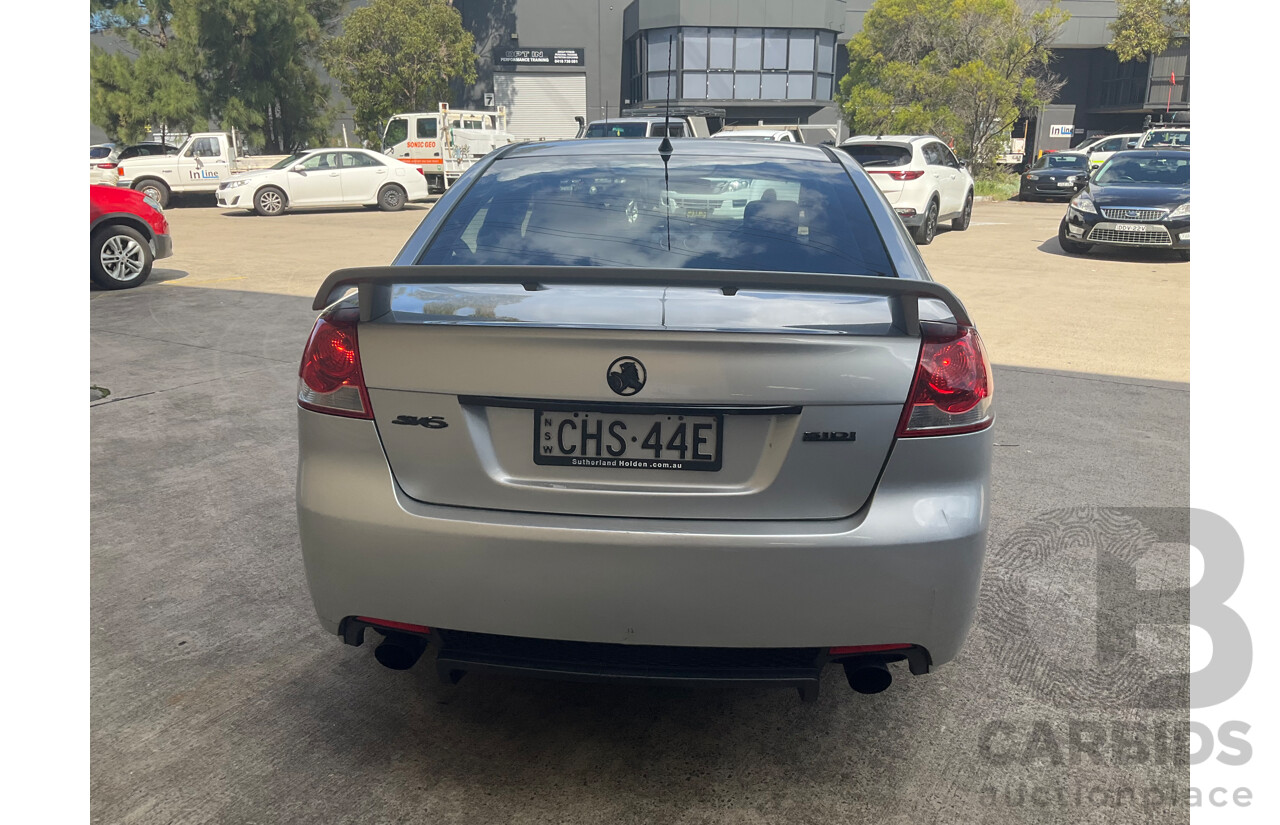 4/2011 Holden Commodore SV6 VE II 4d Sedan Silver 3.6L