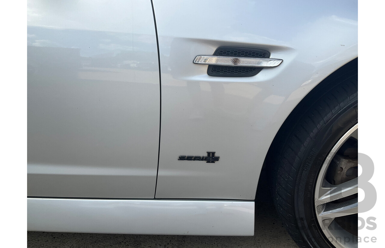 4/2011 Holden Commodore SV6 VE II 4d Sedan Silver 3.6L