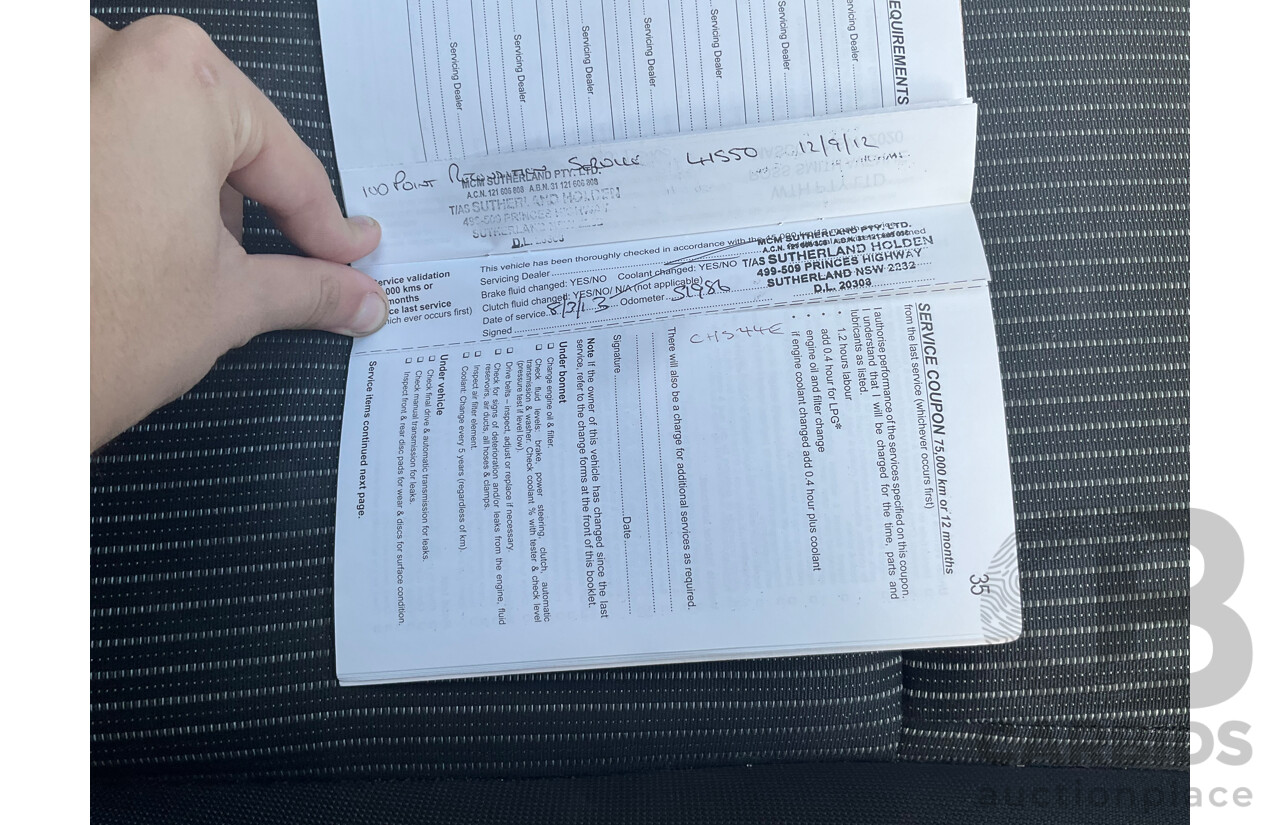 4/2011 Holden Commodore SV6 VE II 4d Sedan Silver 3.6L