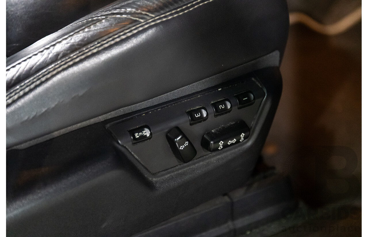 08/2014 Volvo XC90 D5 R-Design (AWD) MY14 4d Wagon Black Sapphire Metallic Turbo Diesel 2.4L