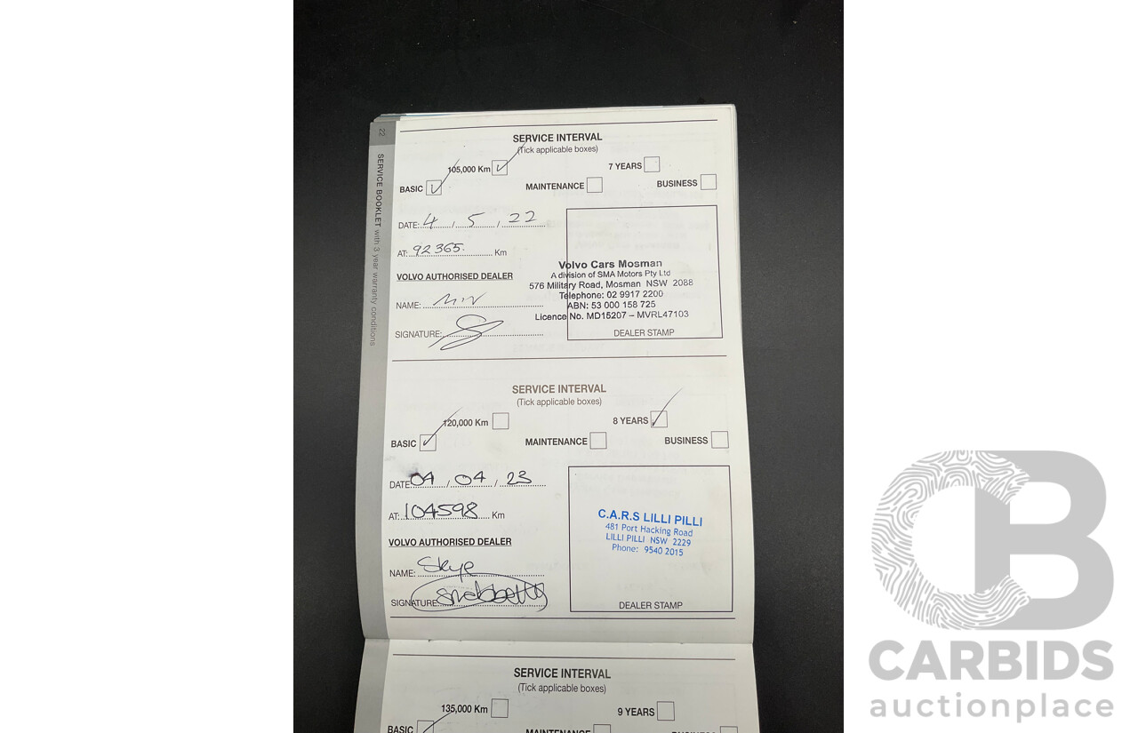 08/2014 Volvo XC90 D5 R-Design (AWD) MY14 4d Wagon Black Sapphire Metallic Turbo Diesel 2.4L