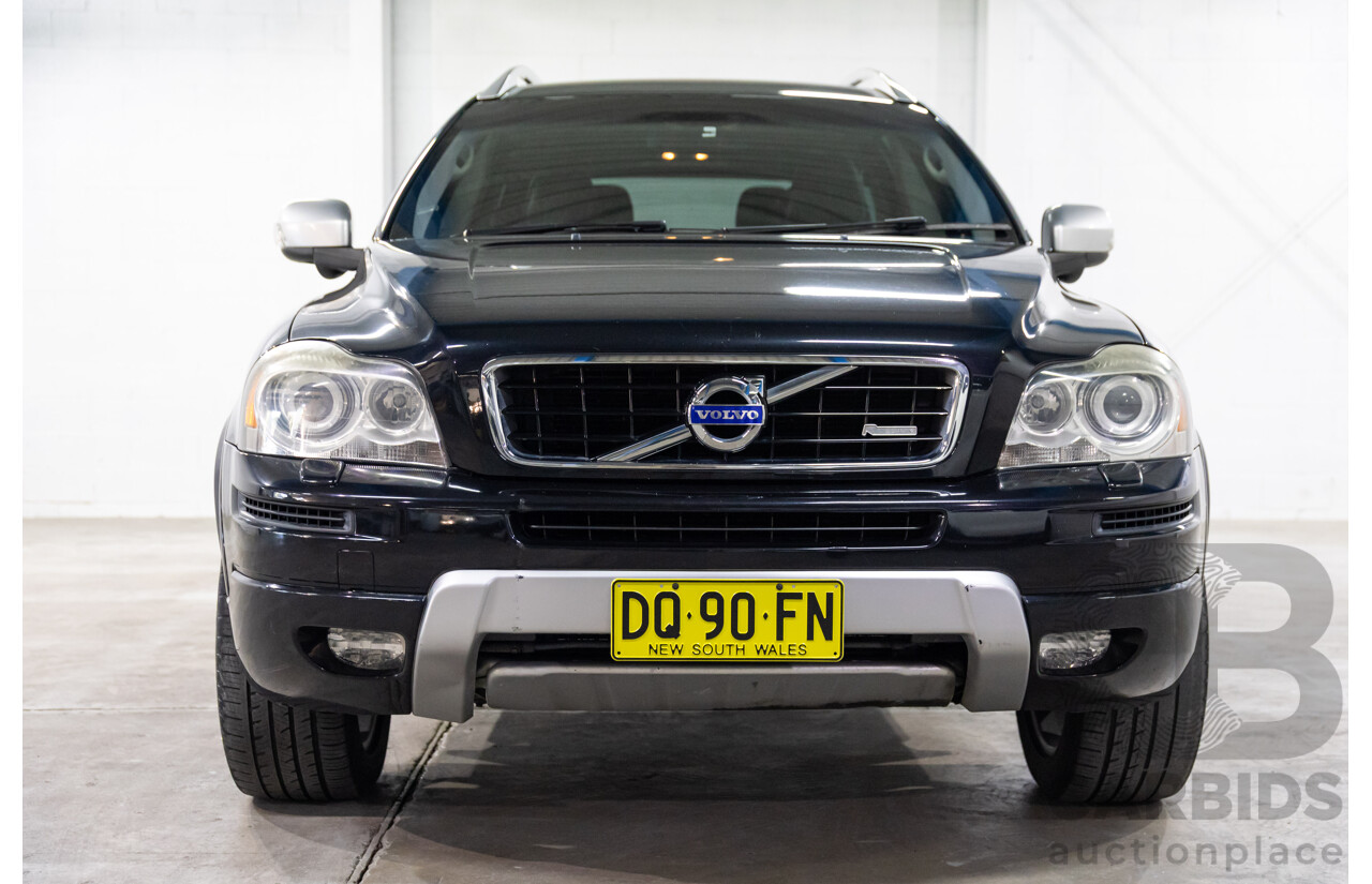 08/2014 Volvo XC90 D5 R-Design (AWD) MY14 4d Wagon Black Sapphire Metallic Turbo Diesel 2.4L