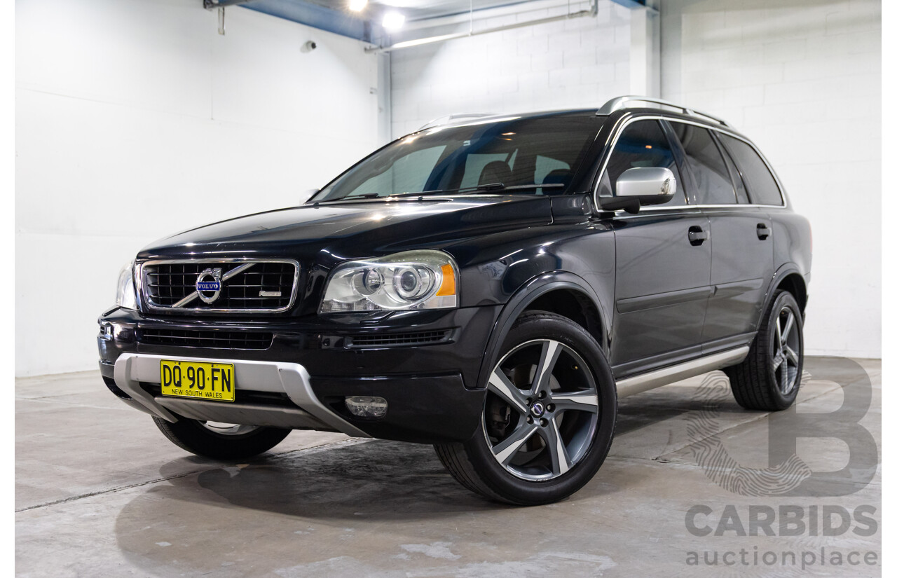 08/2014 Volvo XC90 D5 R-Design (AWD) MY14 4d Wagon Black Sapphire Metallic Turbo Diesel 2.4L