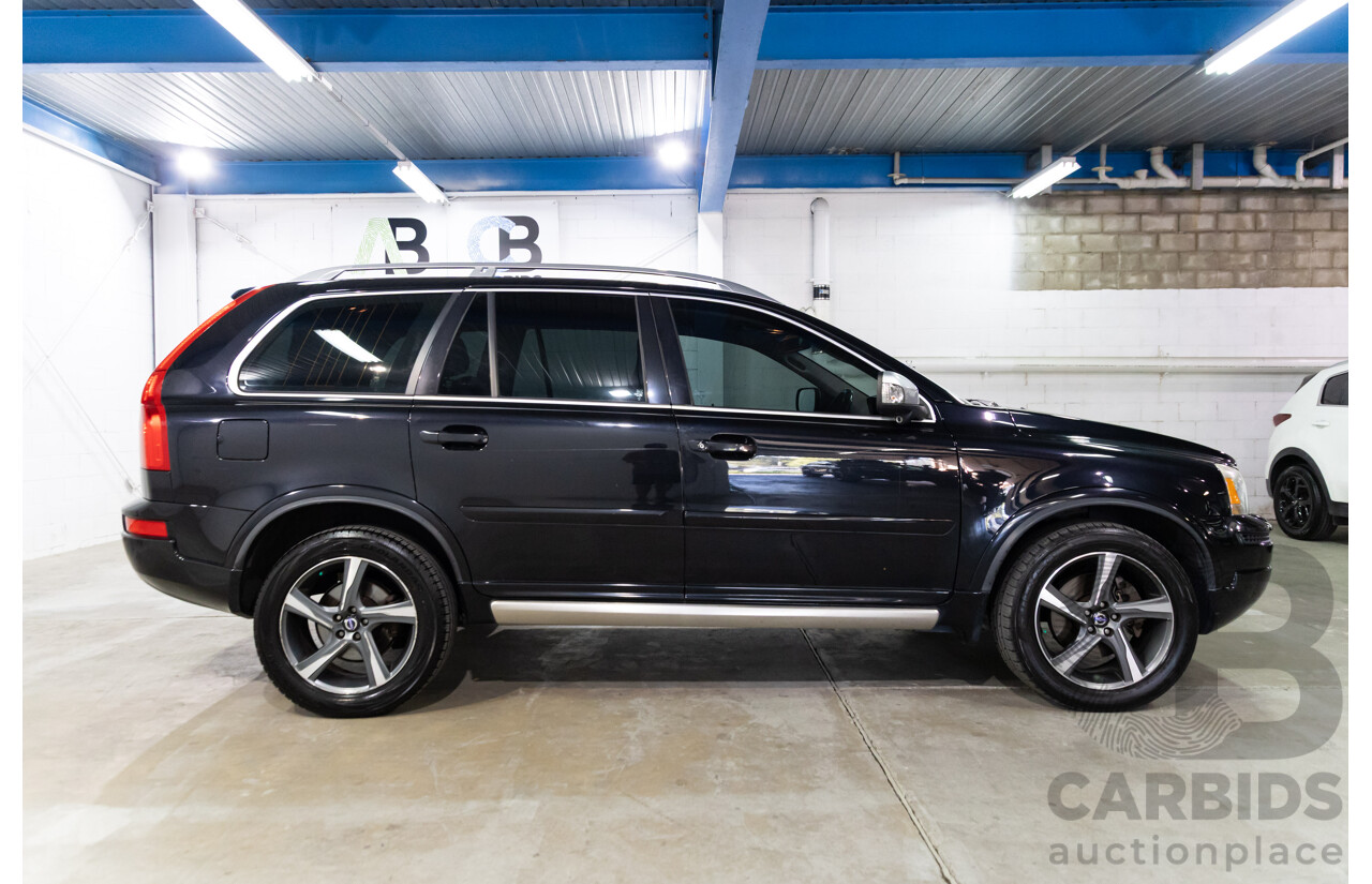 08/2014 Volvo XC90 D5 R-Design (AWD) MY14 4d Wagon Black Sapphire Metallic Turbo Diesel 2.4L