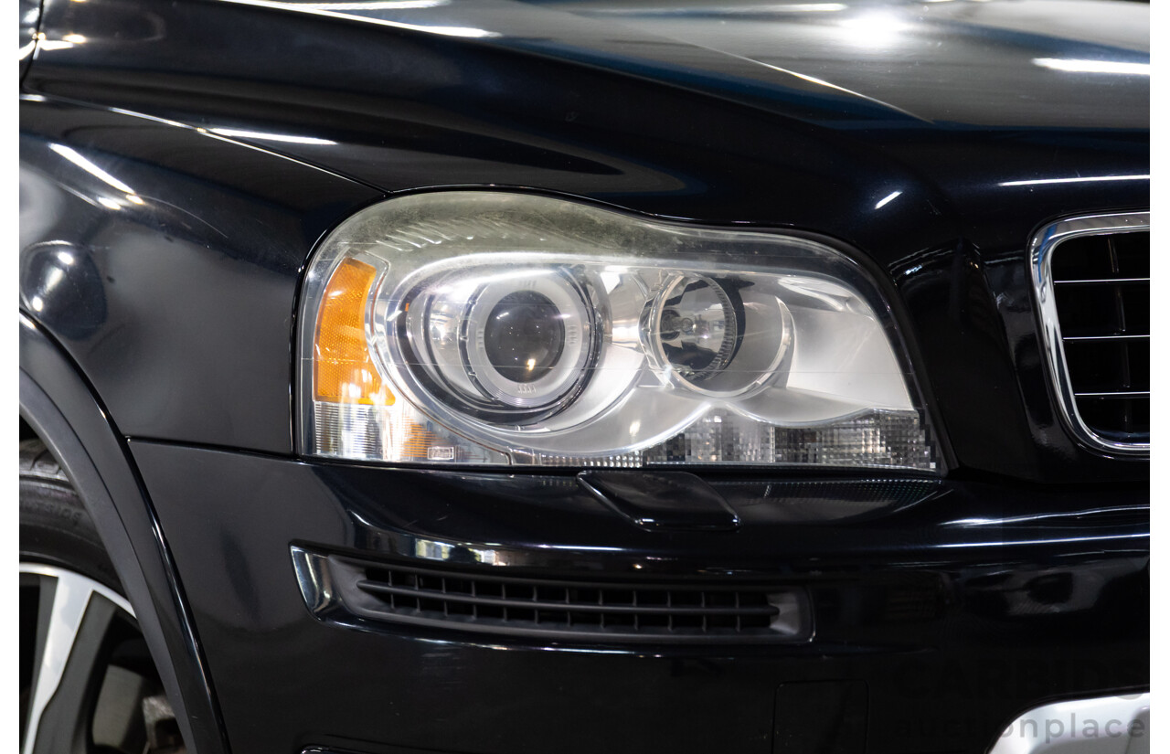 08/2014 Volvo XC90 D5 R-Design (AWD) MY14 4d Wagon Black Sapphire Metallic Turbo Diesel 2.4L