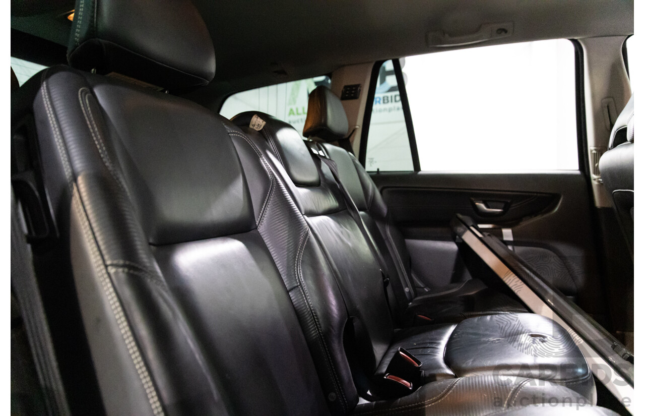 08/2014 Volvo XC90 D5 R-Design (AWD) MY14 4d Wagon Black Sapphire Metallic Turbo Diesel 2.4L