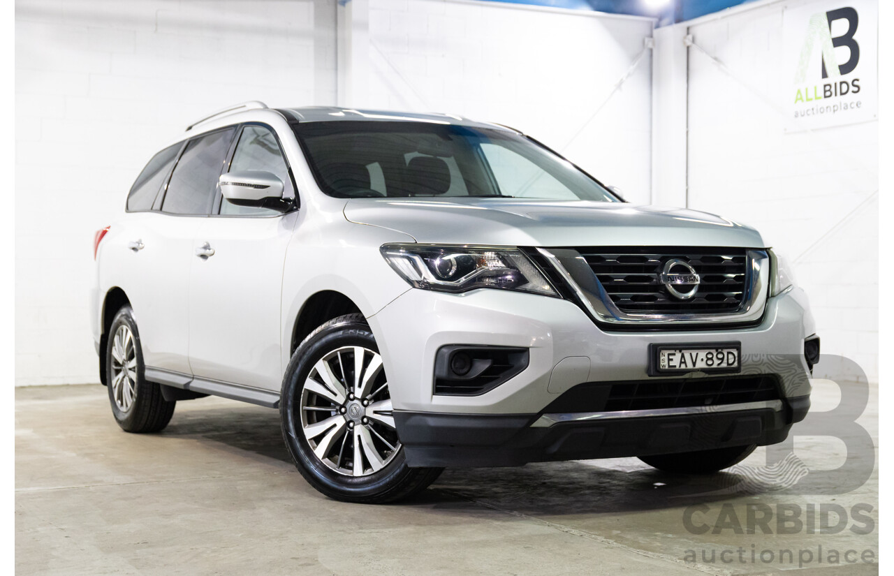 01/2019 Nissan Pathfinder ST (FWD) R52 MY17 Series 2 4d Wagon Brilliant Silver Metallic V6 3.5L