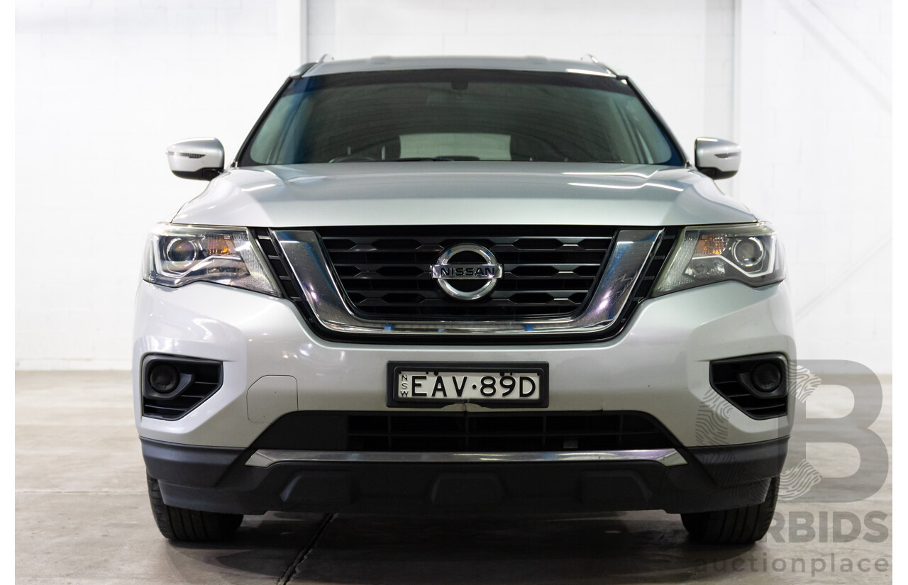 01/2019 Nissan Pathfinder ST (FWD) R52 MY17 Series 2 4d Wagon Brilliant Silver Metallic V6 3.5L