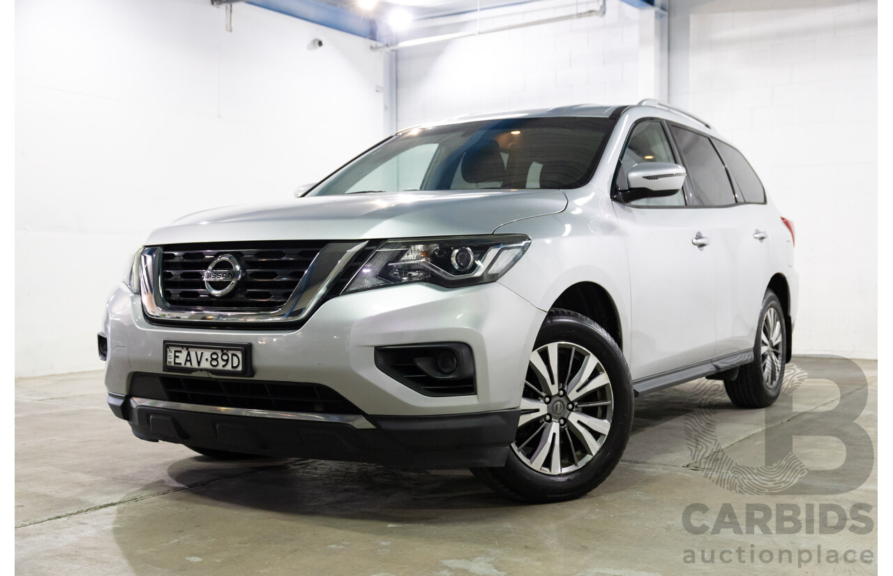 01/2019 Nissan Pathfinder ST (FWD) R52 MY17 Series 2 4d Wagon Brilliant Silver Metallic V6 3.5L
