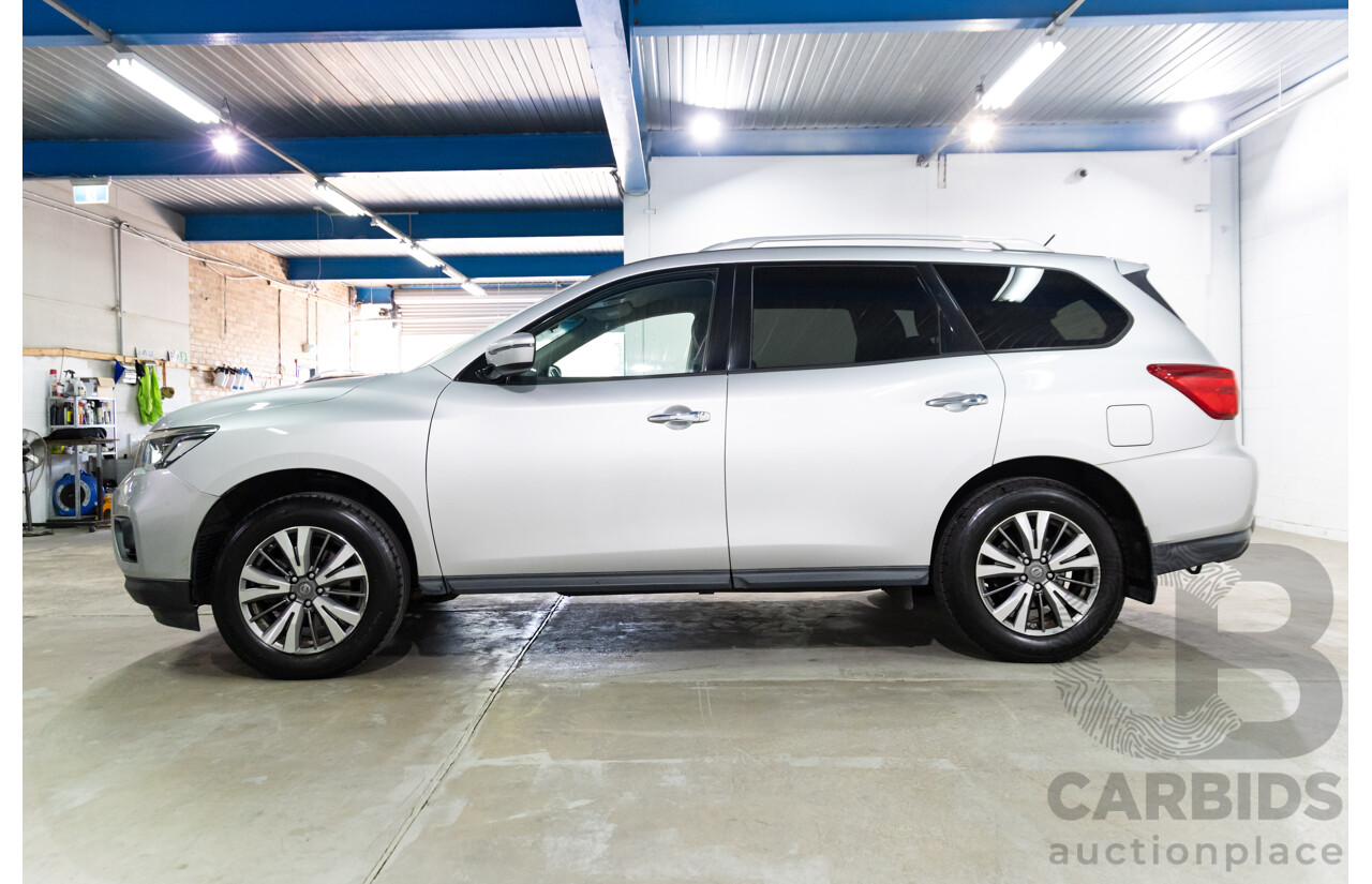 01/2019 Nissan Pathfinder ST (FWD) R52 MY17 Series 2 4d Wagon Brilliant Silver Metallic V6 3.5L