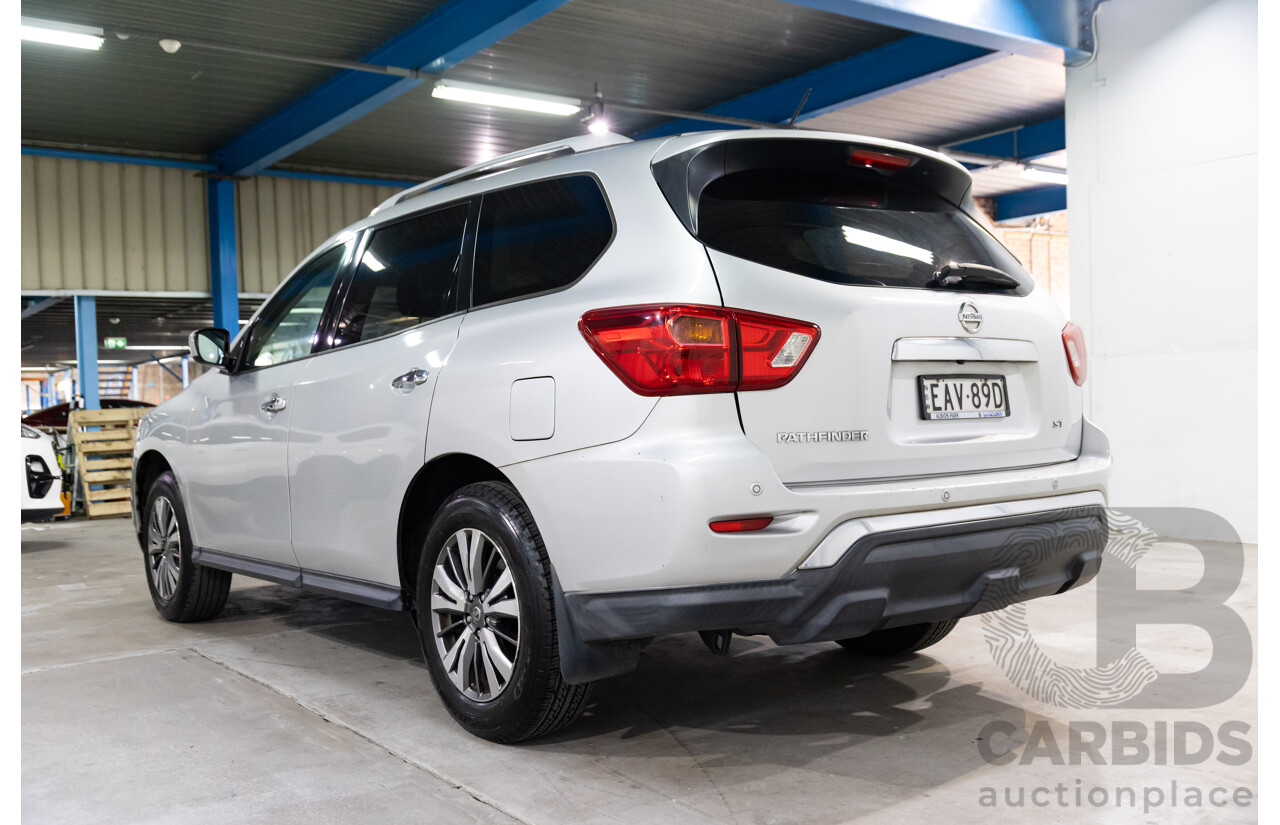 01/2019 Nissan Pathfinder ST (FWD) R52 MY17 Series 2 4d Wagon Brilliant Silver Metallic V6 3.5L