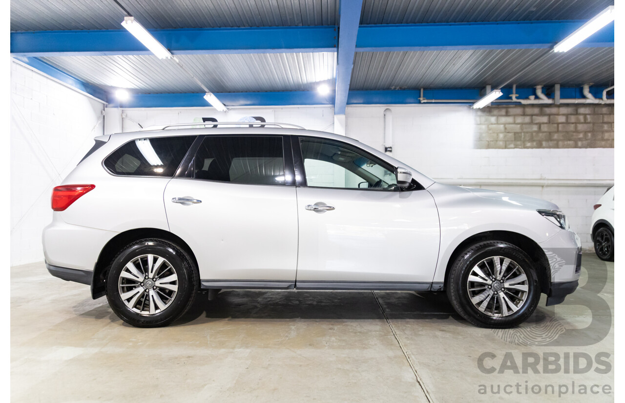 01/2019 Nissan Pathfinder ST (FWD) R52 MY17 Series 2 4d Wagon Brilliant Silver Metallic V6 3.5L