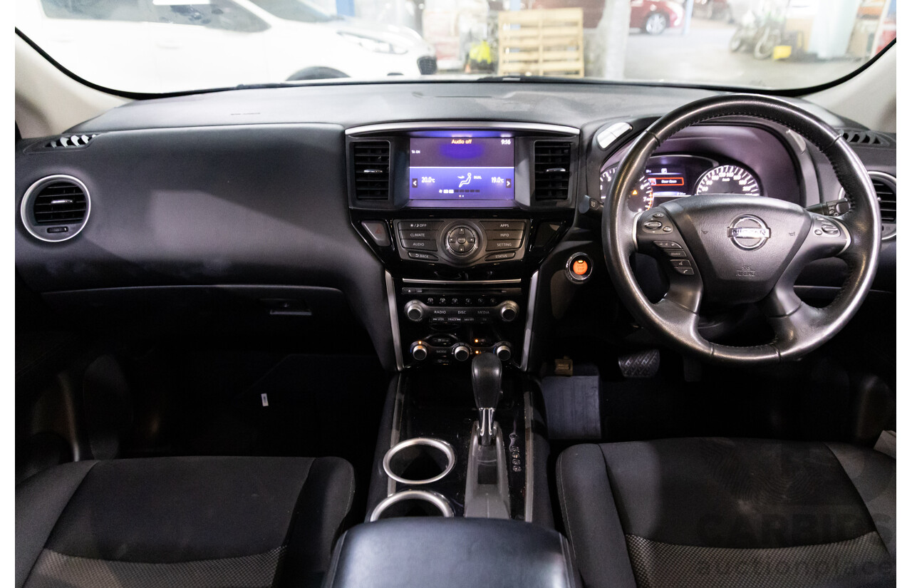 01/2019 Nissan Pathfinder ST (FWD) R52 MY17 Series 2 4d Wagon Brilliant Silver Metallic V6 3.5L