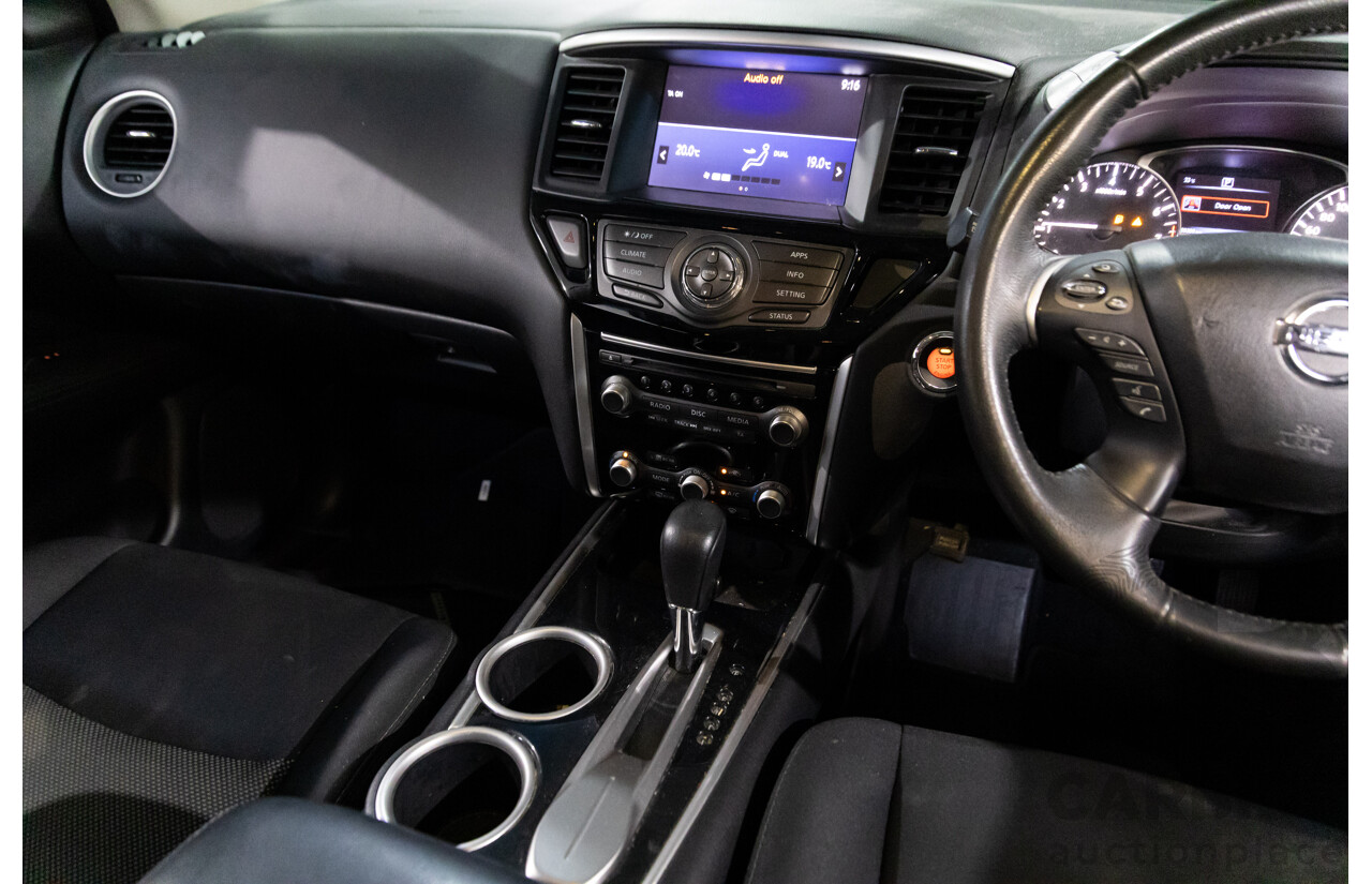 01/2019 Nissan Pathfinder ST (FWD) R52 MY17 Series 2 4d Wagon Brilliant Silver Metallic V6 3.5L