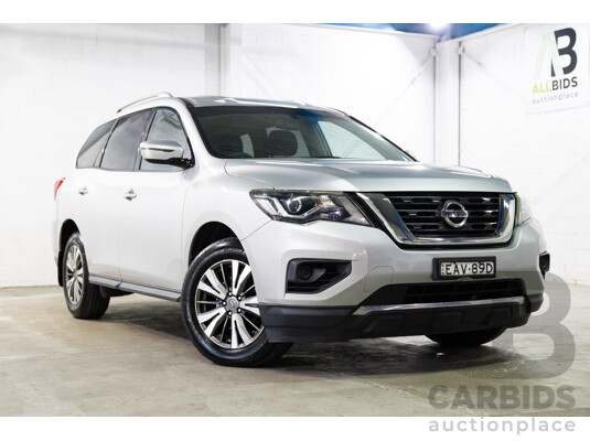01/2019 Nissan Pathfinder ST (FWD) R52 MY17 Series 2 4d Wagon Brilliant Silver Metallic V6 3.5L