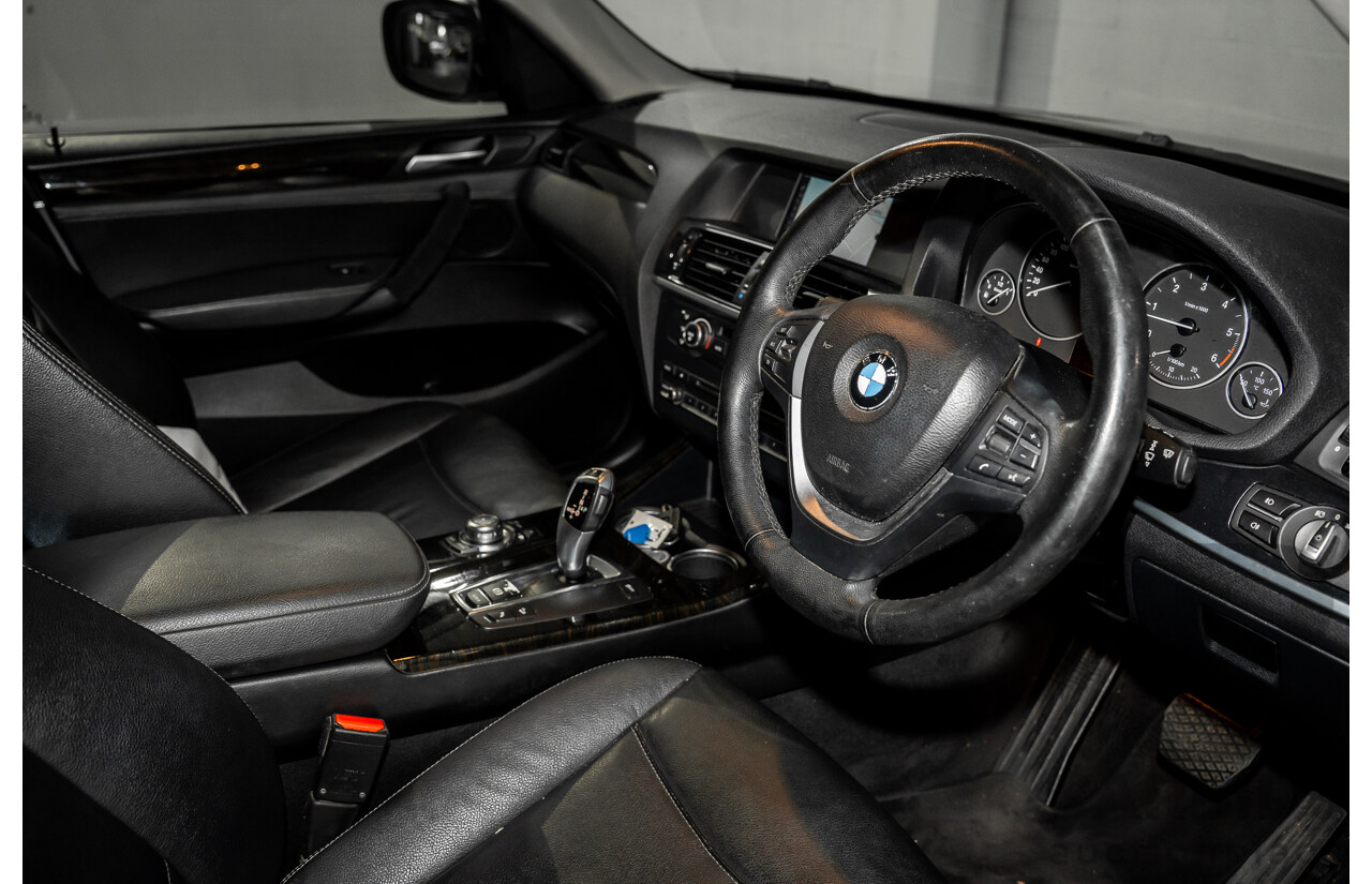 5/2012 BMW X3 xDrive30d F25 4d Wagon Space Grey Metallic Turbo Diesel 3.0L