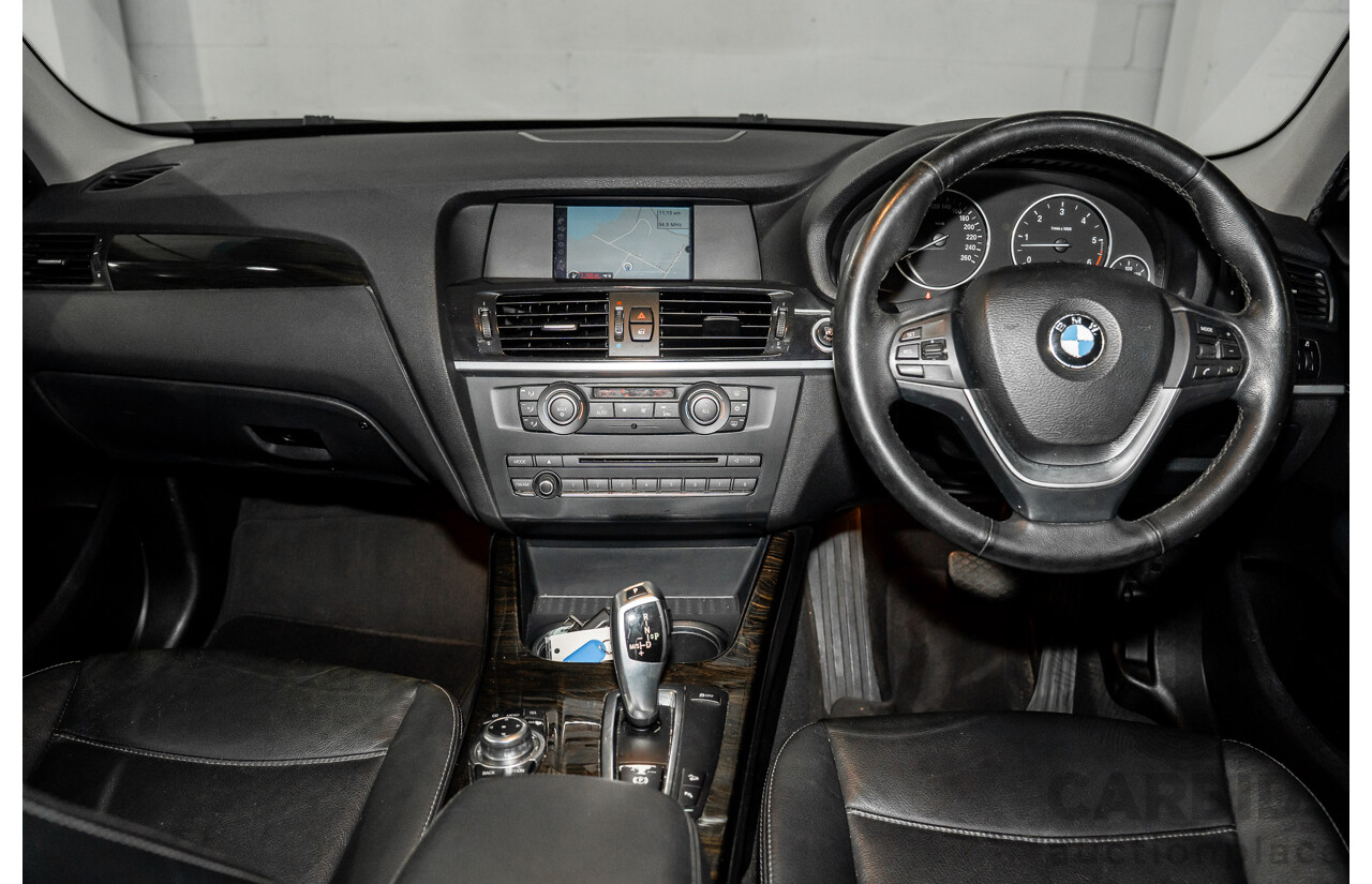 5/2012 BMW X3 xDrive30d F25 4d Wagon Space Grey Metallic Turbo Diesel 3.0L