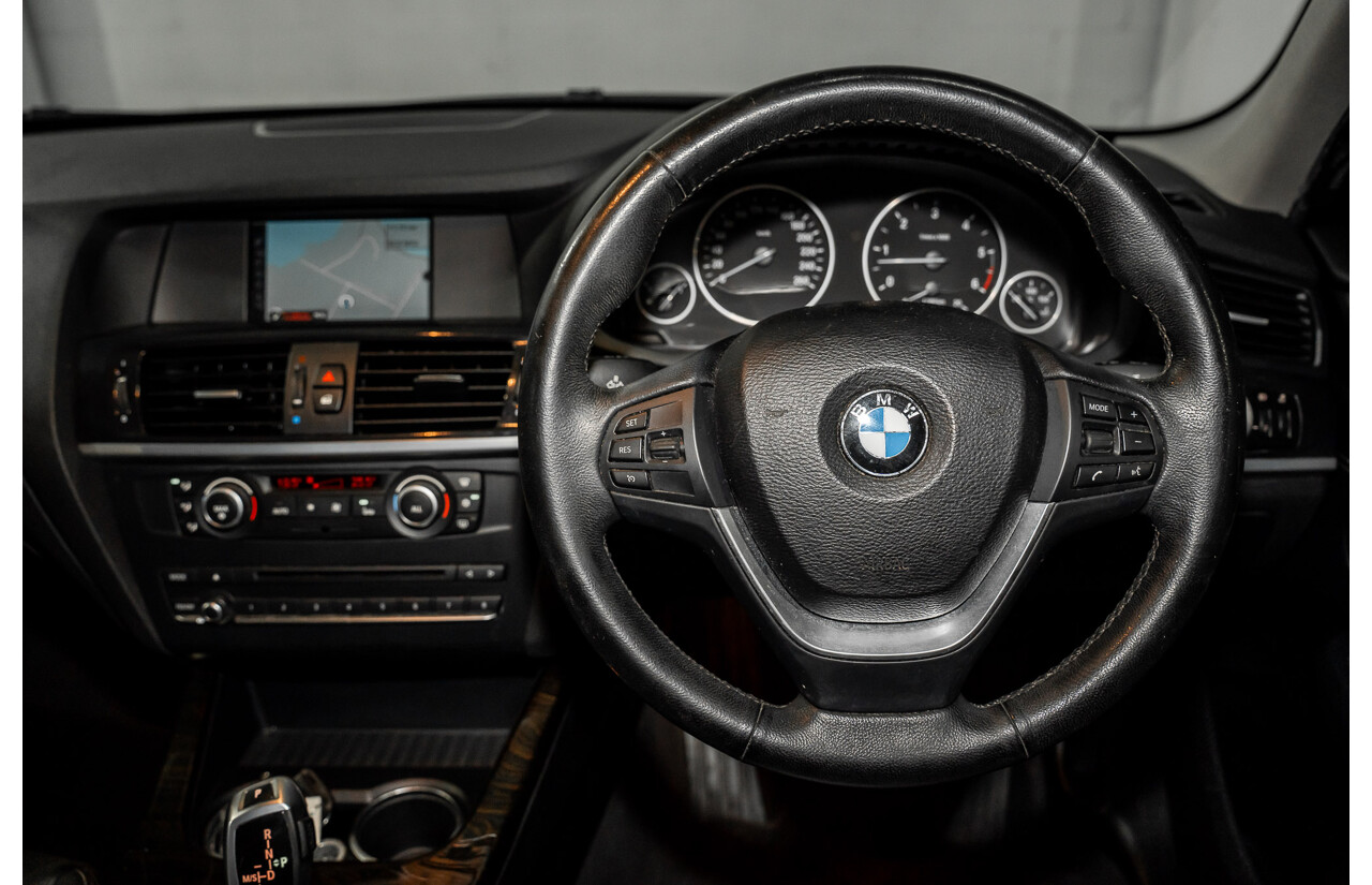 5/2012 BMW X3 xDrive30d F25 4d Wagon Space Grey Metallic Turbo Diesel 3.0L