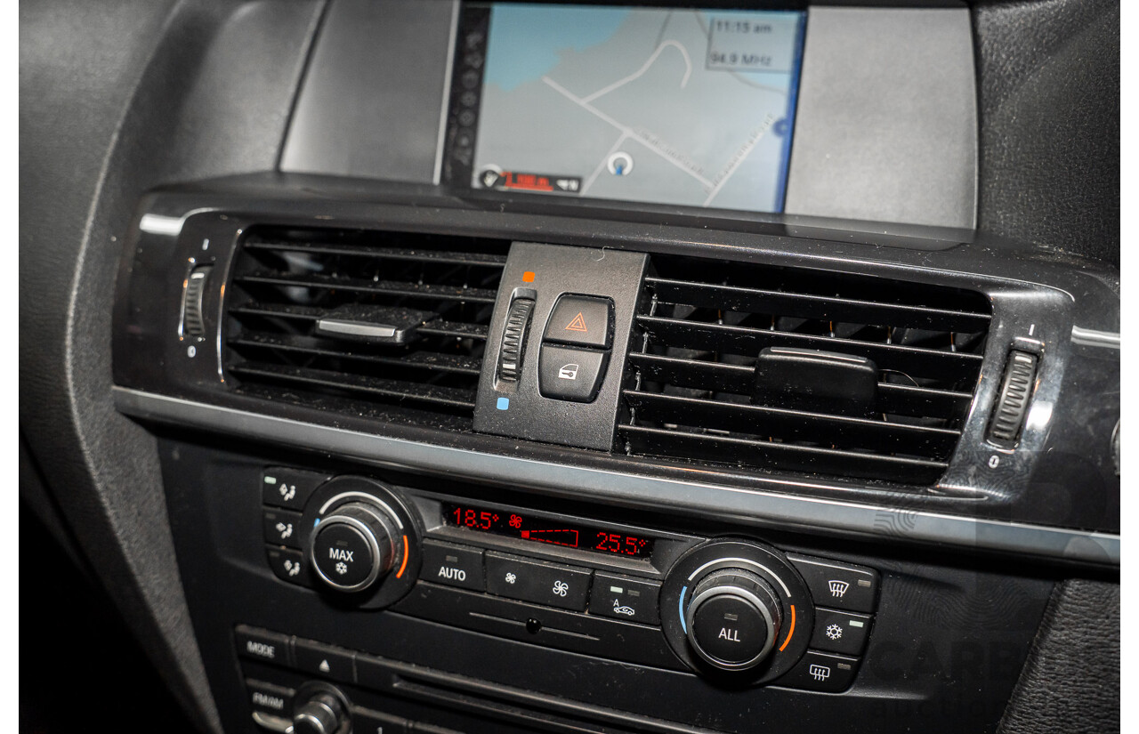 5/2012 BMW X3 xDrive30d F25 4d Wagon Space Grey Metallic Turbo Diesel 3.0L