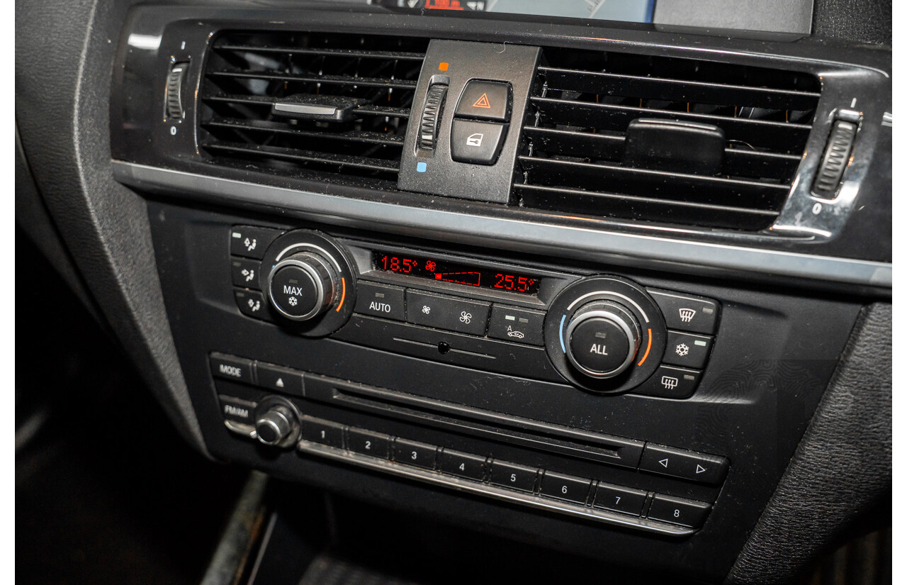 5/2012 BMW X3 xDrive30d F25 4d Wagon Space Grey Metallic Turbo Diesel 3.0L