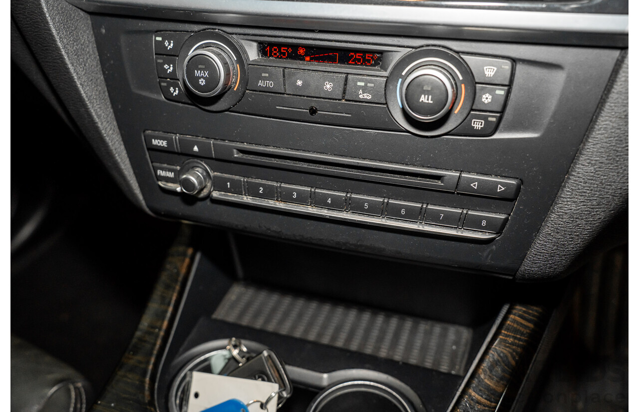 5/2012 BMW X3 xDrive30d F25 4d Wagon Space Grey Metallic Turbo Diesel 3.0L