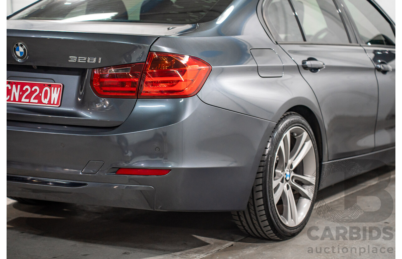 6/2012 BMW 328i Sport Line F30 4d Sedan Mineral Grey Metallic Turbo 2.0L