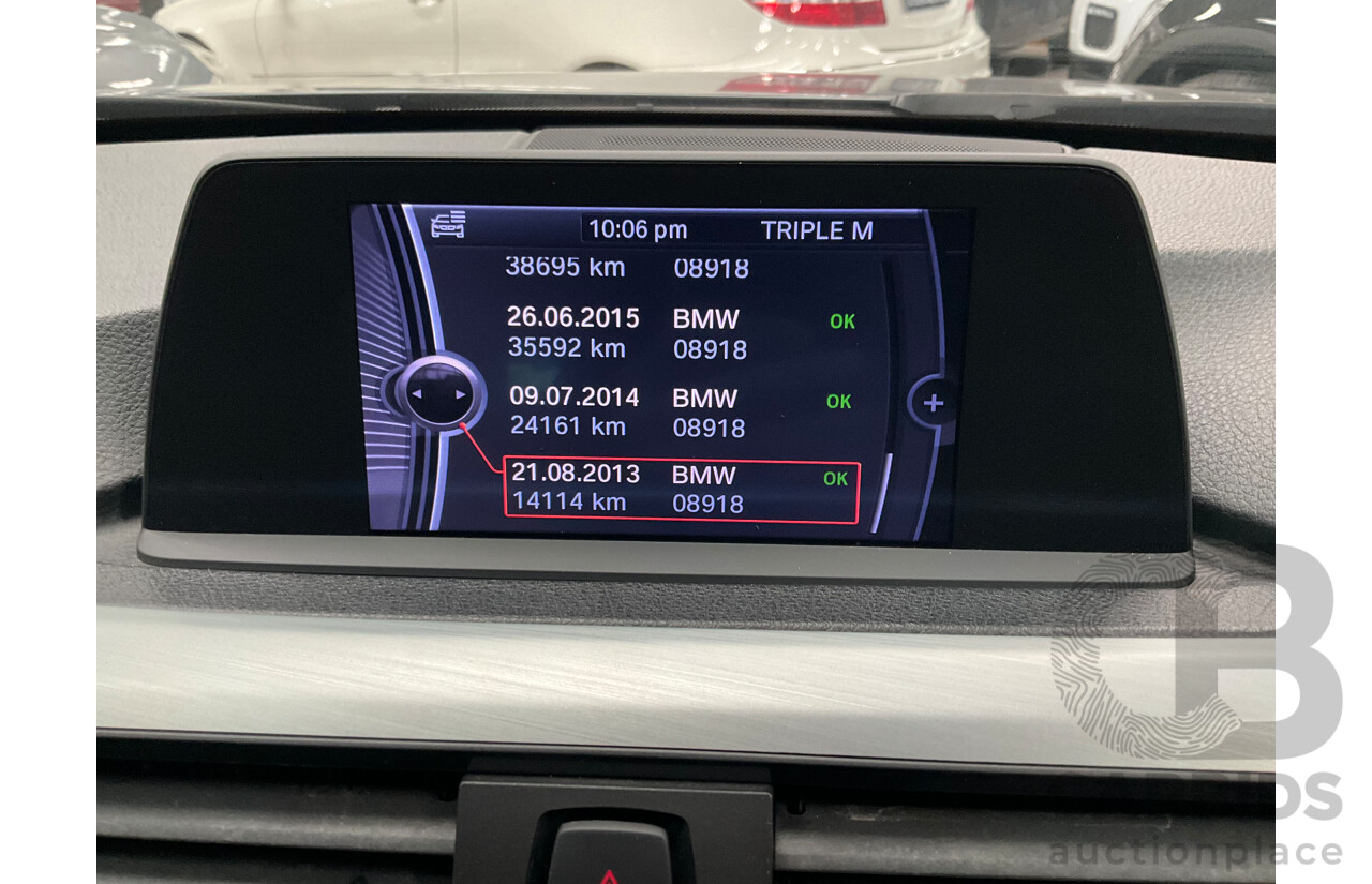 6/2012 BMW 328i Sport Line F30 4d Sedan Mineral Grey Metallic Turbo 2.0L