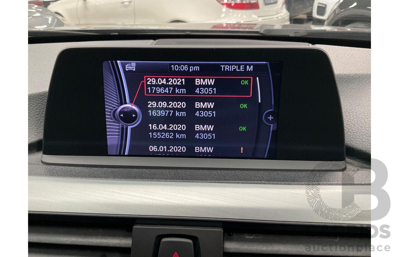 6/2012 BMW 328i Sport Line F30 4d Sedan Mineral Grey Metallic Turbo 2.0L