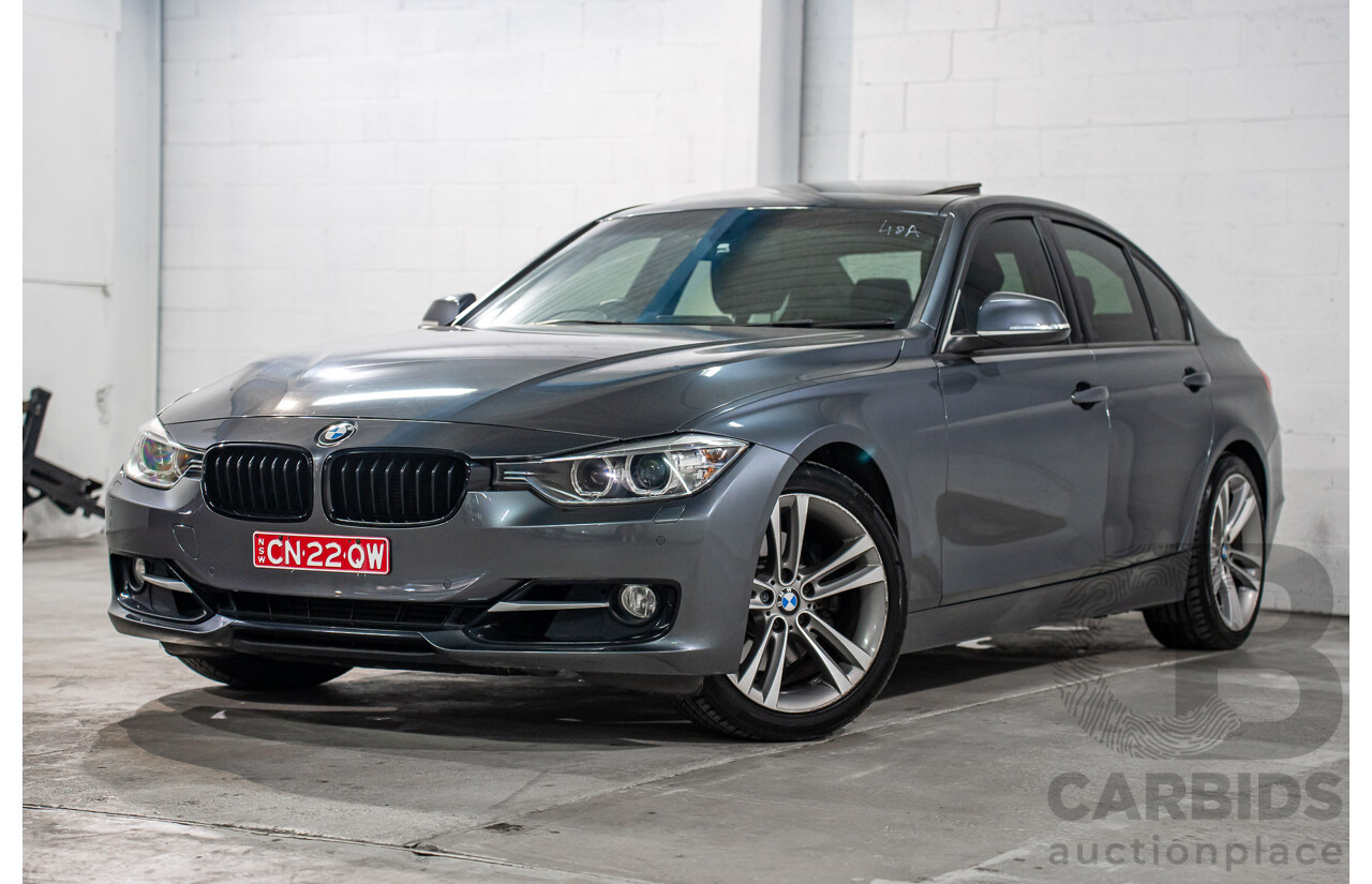 6/2012 BMW 328i Sport Line F30 4d Sedan Mineral Grey Metallic Turbo 2.0L
