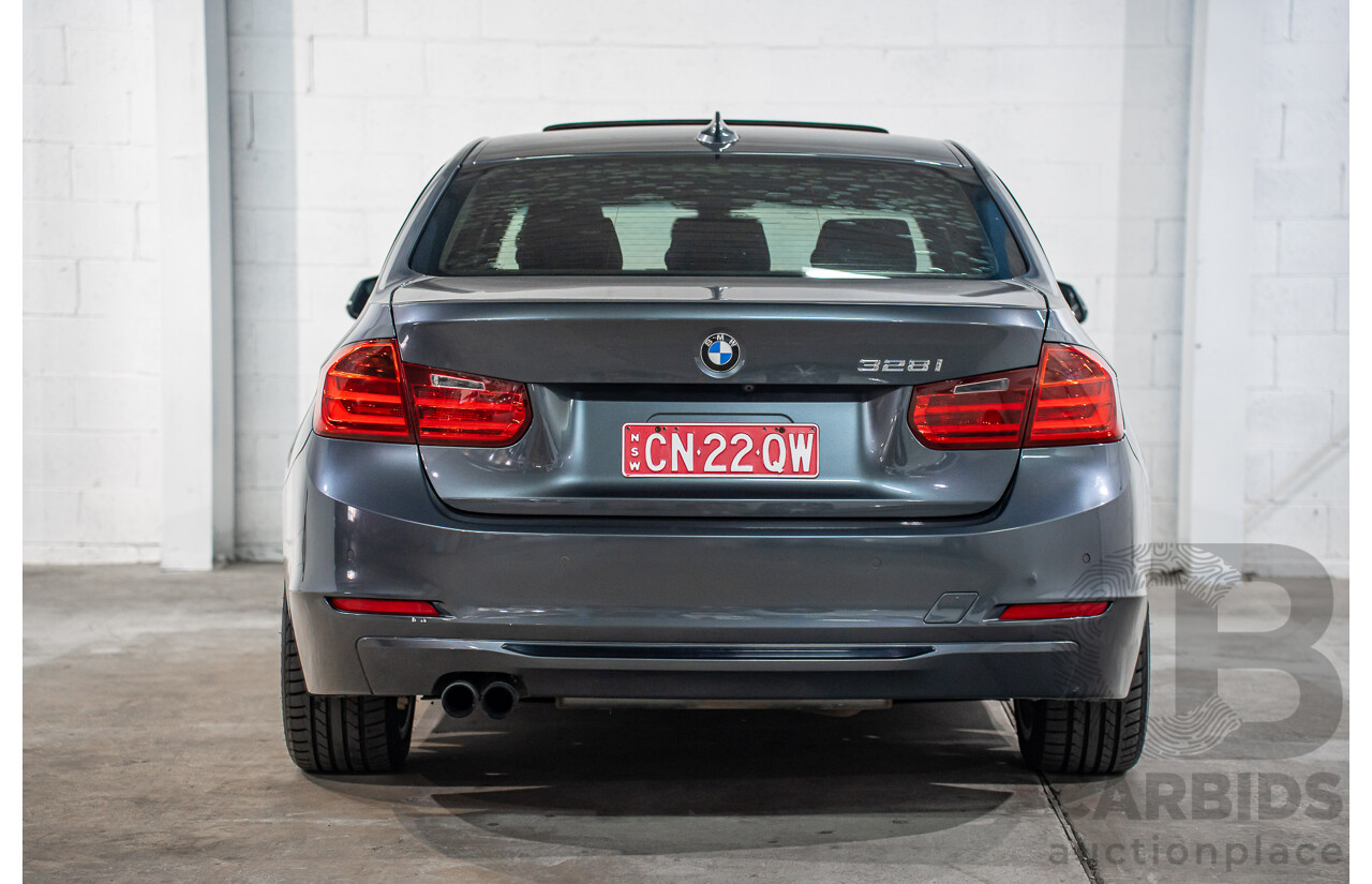 6/2012 BMW 328i Sport Line F30 4d Sedan Mineral Grey Metallic Turbo 2.0L