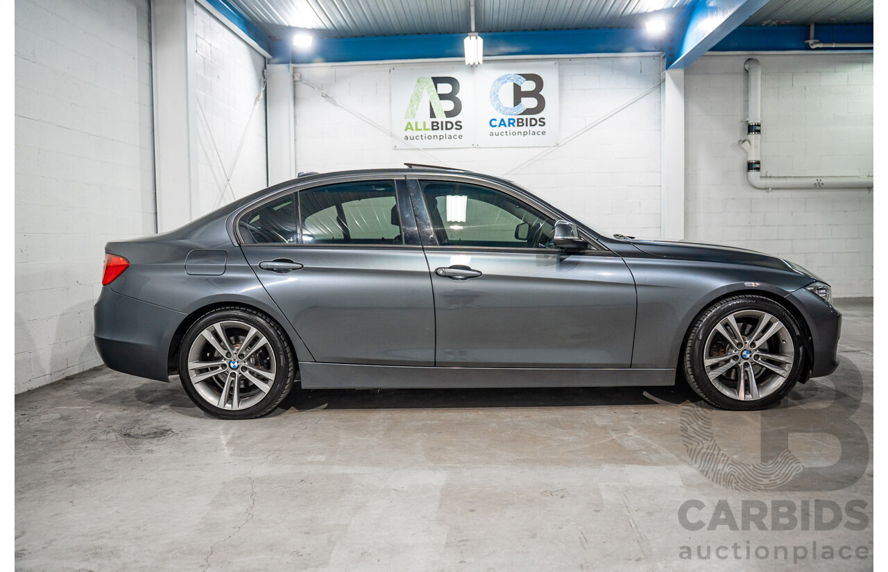 6/2012 BMW 328i Sport Line F30 4d Sedan Mineral Grey Metallic Turbo 2.0L