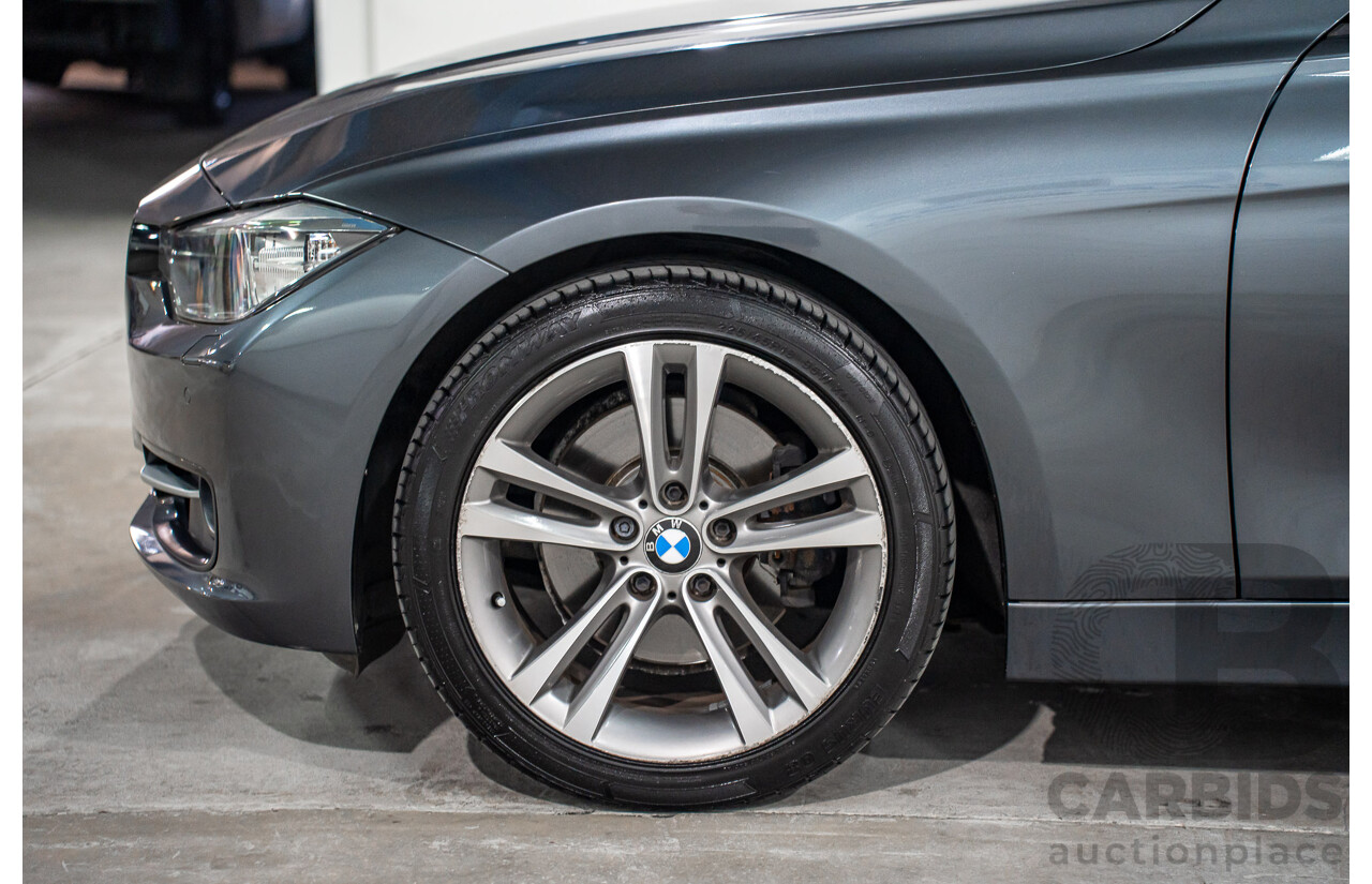 6/2012 BMW 328i Sport Line F30 4d Sedan Mineral Grey Metallic Turbo 2.0L