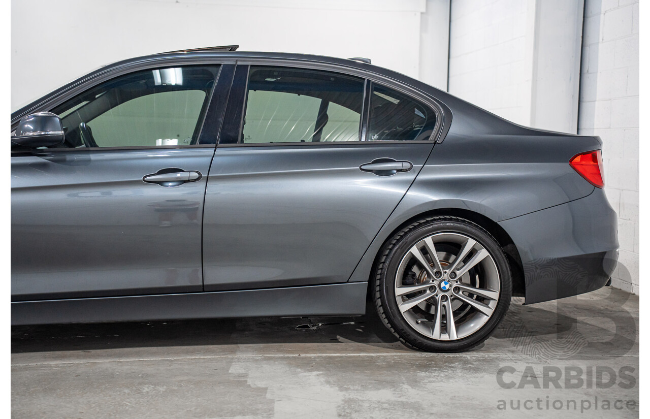 6/2012 BMW 328i Sport Line F30 4d Sedan Mineral Grey Metallic Turbo 2.0L