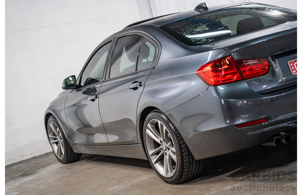 6/2012 BMW 328i Sport Line F30 4d Sedan Mineral Grey Metallic Turbo 2.0L
