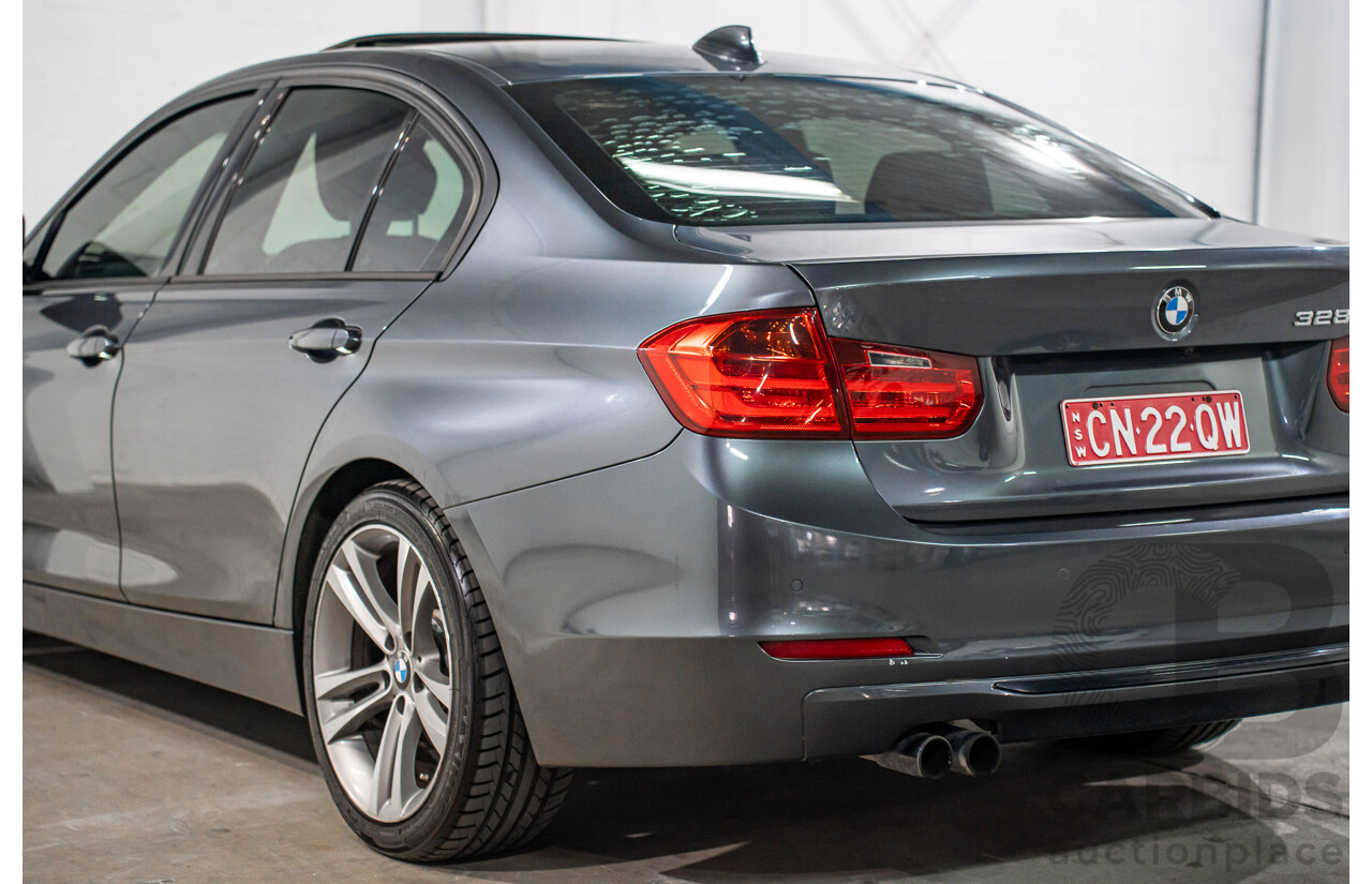 6/2012 BMW 328i Sport Line F30 4d Sedan Mineral Grey Metallic Turbo 2.0L