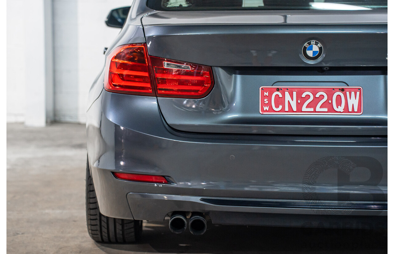 6/2012 BMW 328i Sport Line F30 4d Sedan Mineral Grey Metallic Turbo 2.0L