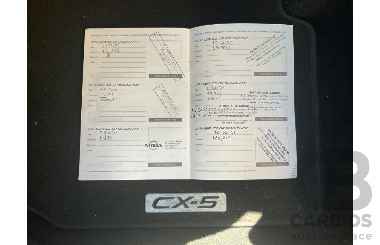 7/2015 Mazda Cx-5 Akera (4x4) MY15 4d Wagon Red 2.2L