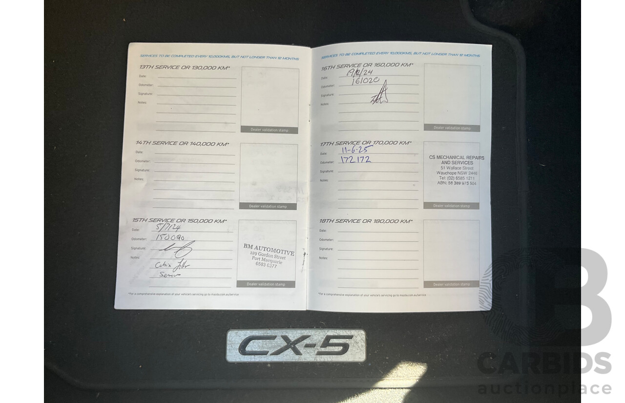 7/2015 Mazda Cx-5 Akera (4x4) MY15 4d Wagon Red 2.2L