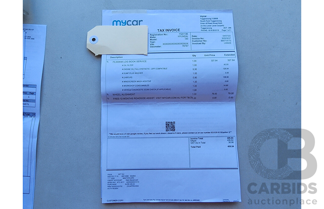 7/2015 Hyundai i30 Premium 1.6 CRDi GD3 SERIES 2 5d Hatchback White 1.6L