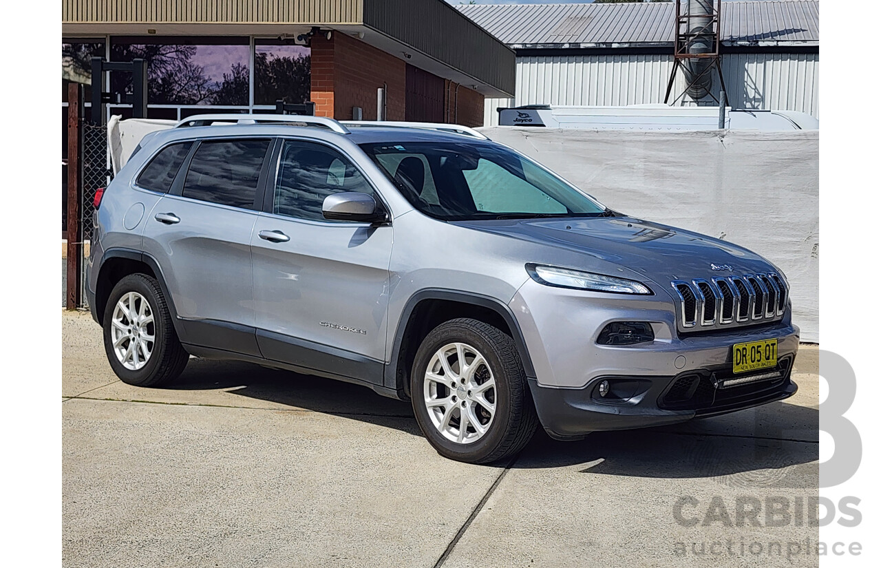 6/2014 Jeep Cherokee Longitude (4x4) KL MY15 4d Wagon Silver 3.2L
