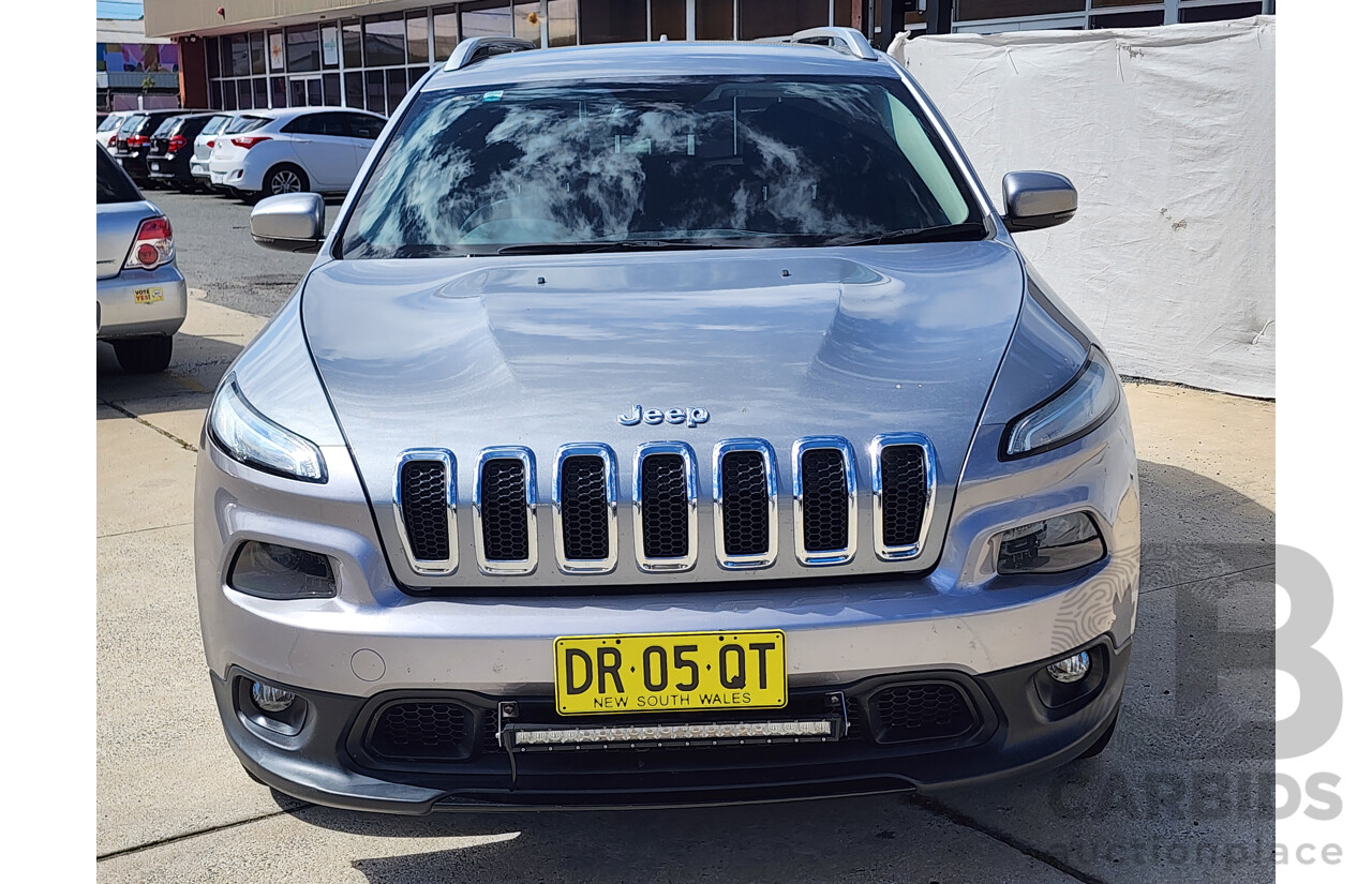 6/2014 Jeep Cherokee Longitude (4x4) KL MY15 4d Wagon Silver 3.2L