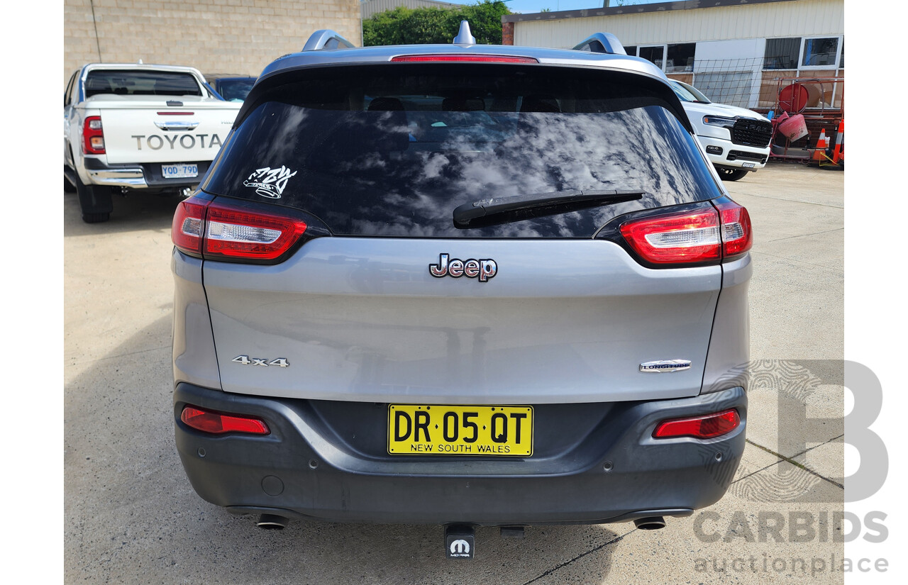 6/2014 Jeep Cherokee Longitude (4x4) KL MY15 4d Wagon Silver 3.2L