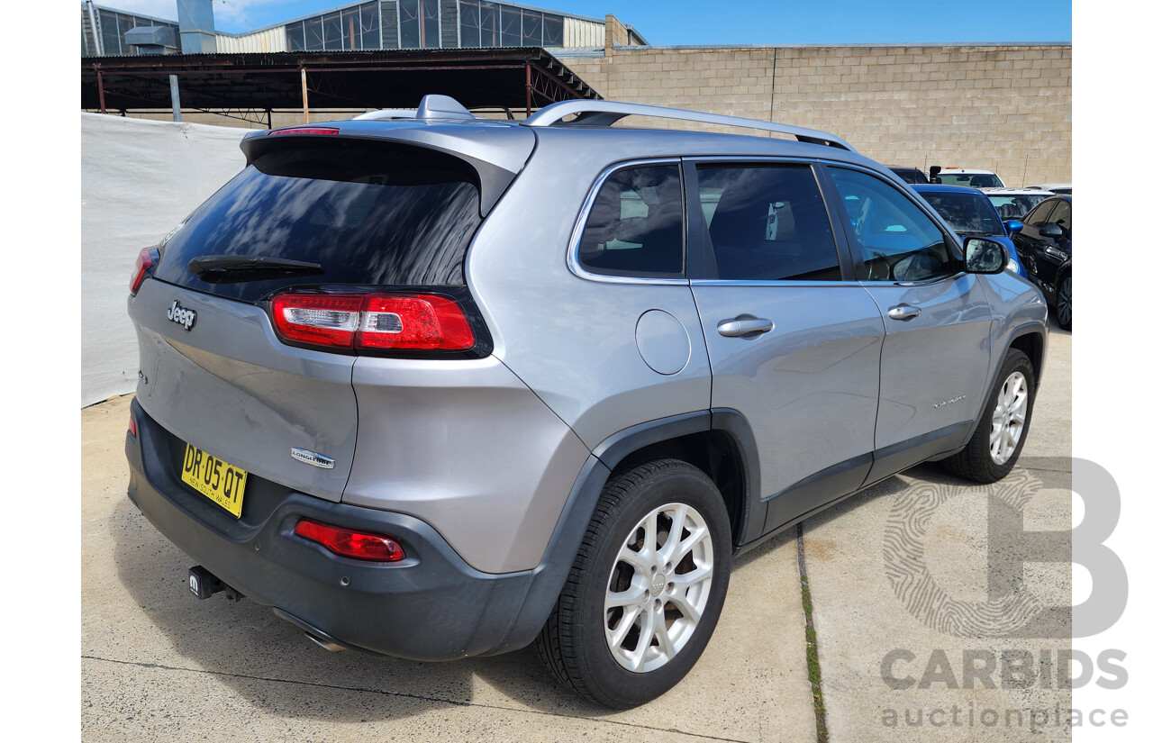 6/2014 Jeep Cherokee Longitude (4x4) KL MY15 4d Wagon Silver 3.2L