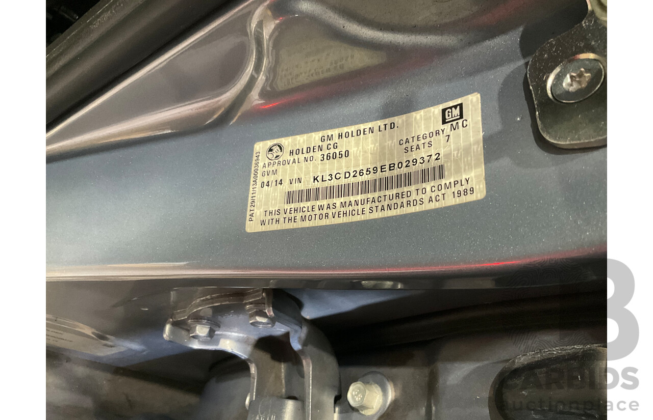 4/2014 Holden Captiva 7 LTZ (AWD) CG MY14 4d Wagon Grey V6 3.0L - 7 Seater