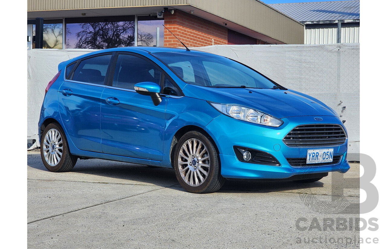 12/2013 Ford Fiesta Zetec WT 5d Hatchback Blue 1.6L