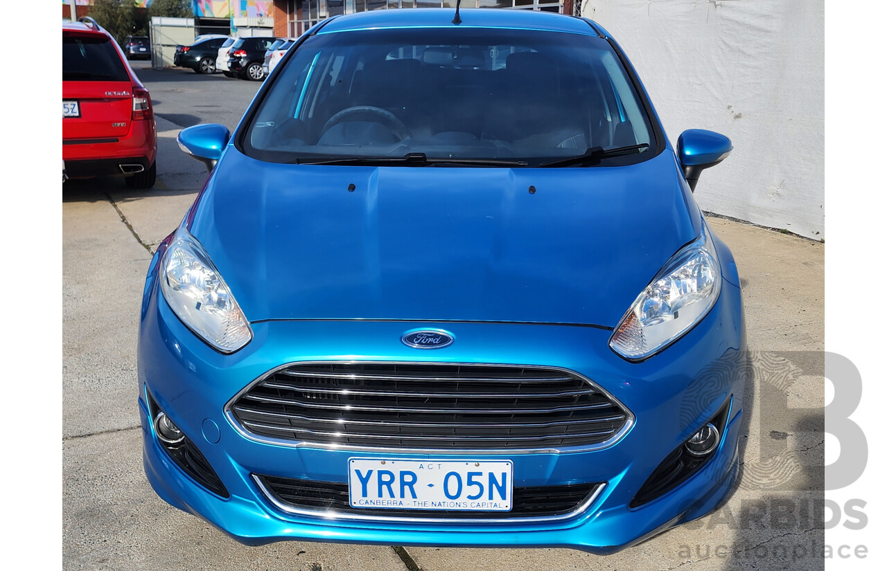 12/2013 Ford Fiesta Zetec WT 5d Hatchback Blue 1.6L