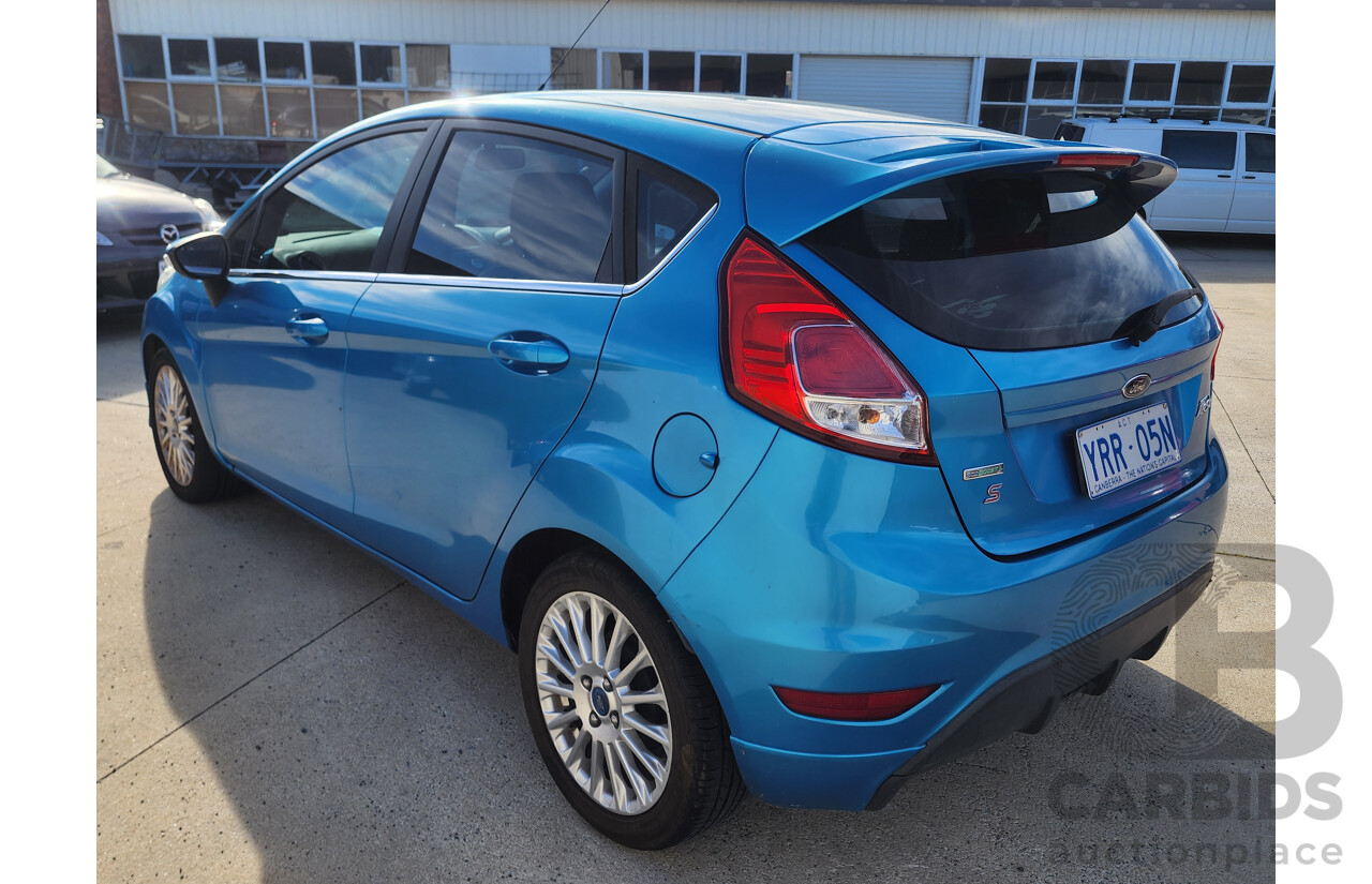 12/2013 Ford Fiesta Zetec WT 5d Hatchback Blue 1.6L