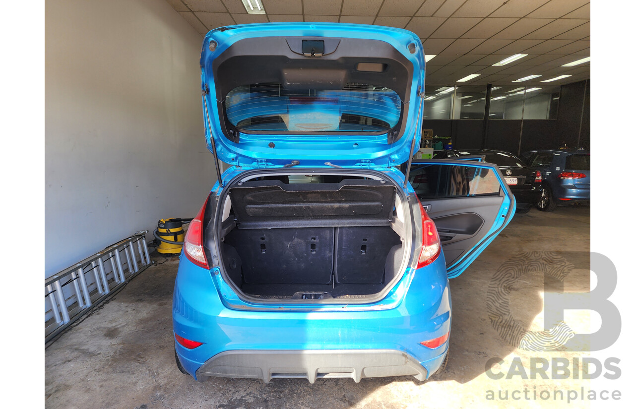 12/2013 Ford Fiesta Zetec WT 5d Hatchback Blue 1.6L