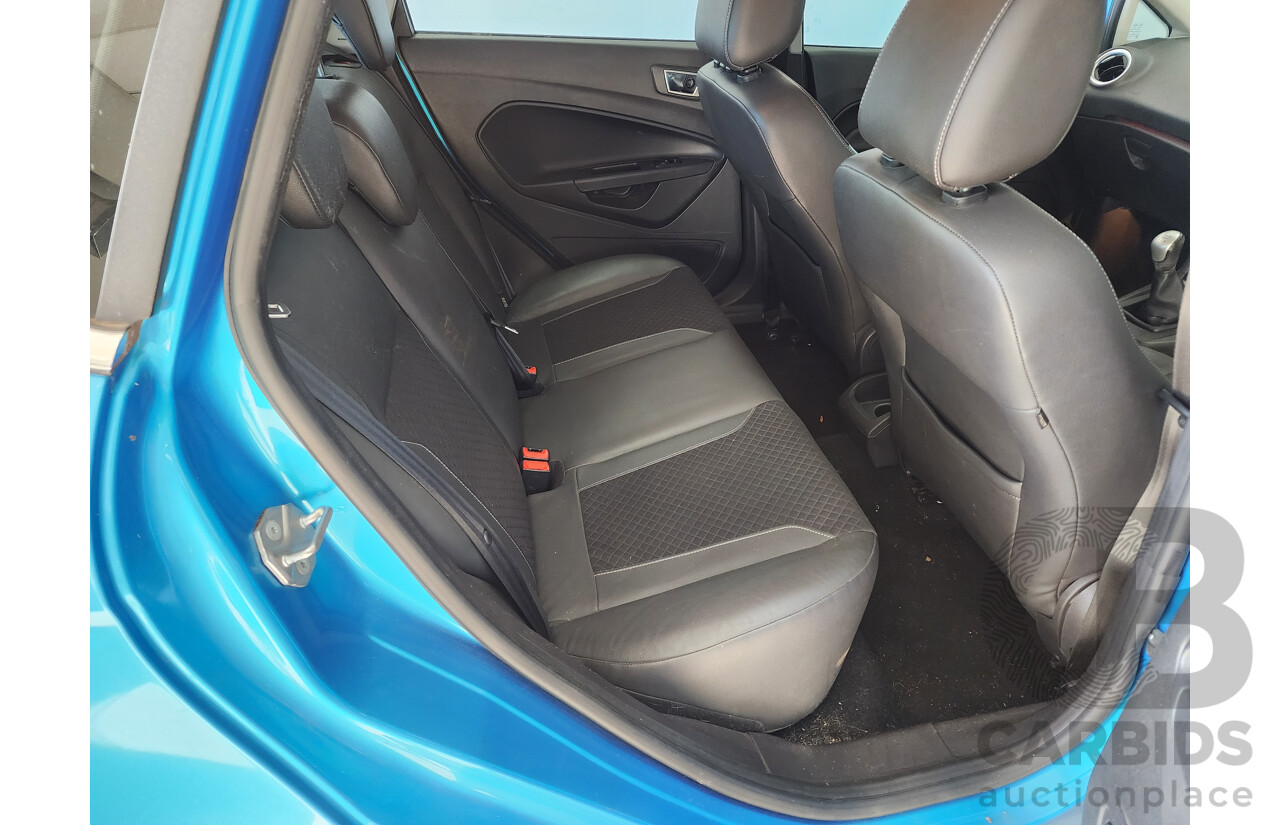 12/2013 Ford Fiesta Zetec WT 5d Hatchback Blue 1.6L